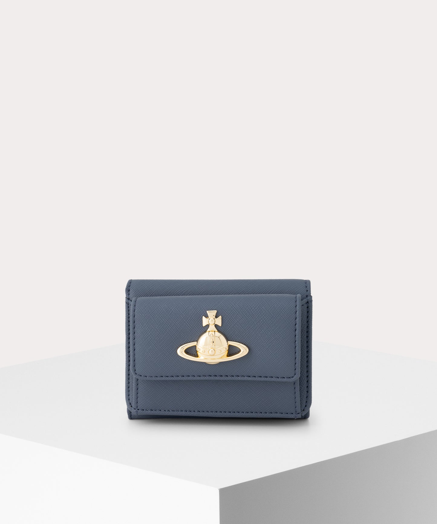 SAFFIANO PLAIN 三つ折りミニ財布