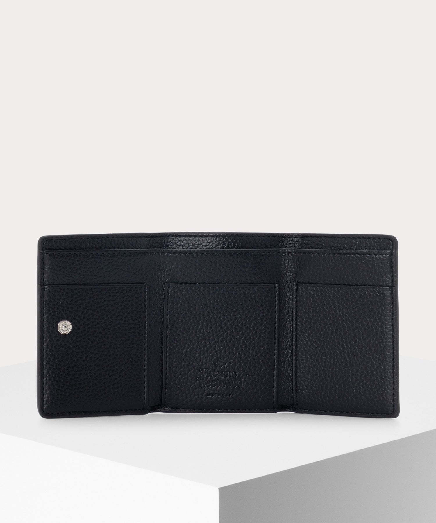 美品✨VivienneWestwood 三つ折り長財布　ブラック NAPPA LEATHER 口金三つ折り財布(ブラック)（メンズ