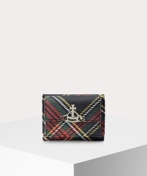 Vivienne Westwood 三つ折り財布 灰色 最新◇ショッパー付】新品 ヴィヴィアン・ウエストウッド 三