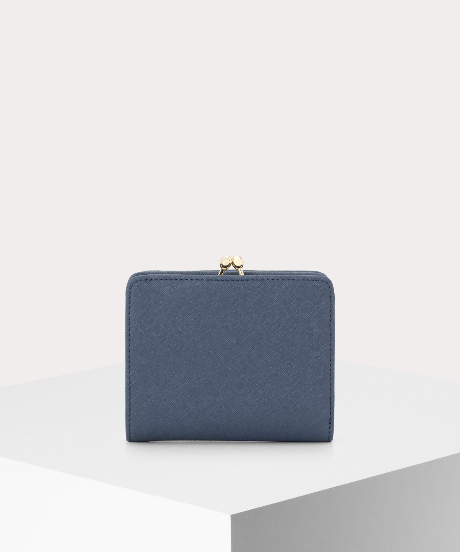 SAFFIANO PLAIN 口金二つ折り財布