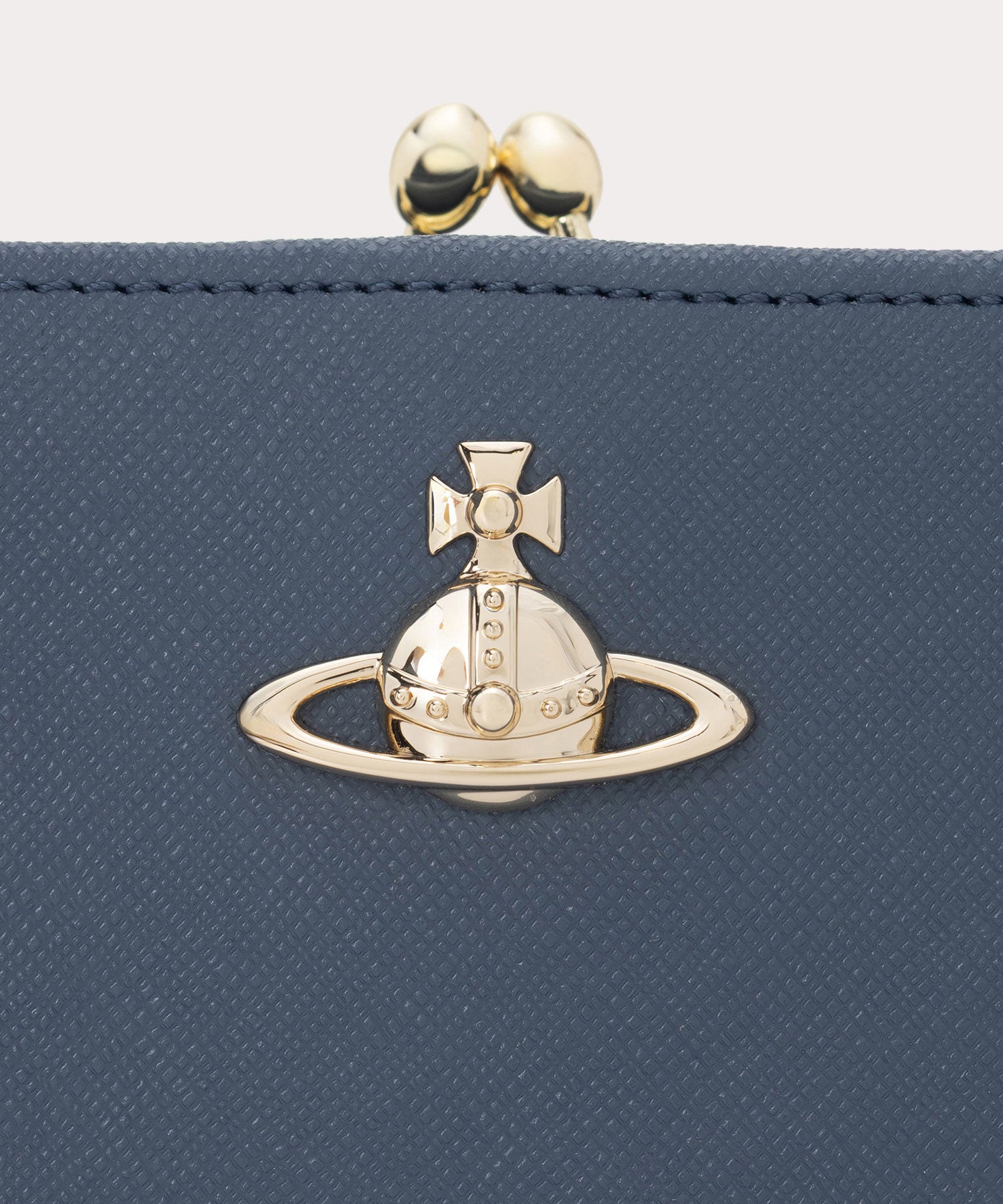 SAFFIANO PLAIN 口金二つ折り財布