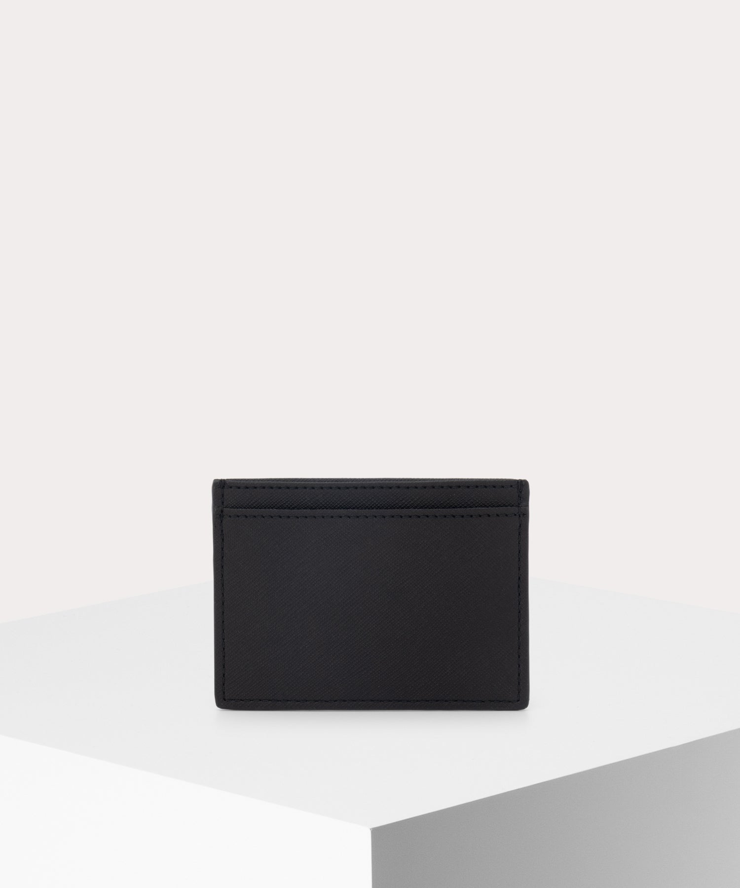SAFFIANO PLAIN カードケース(ブラック)（メンズ）（1220952152