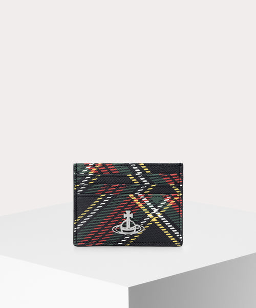 SAFFIANO PRINTED カードケース(CHELSEA TARTAN)（メンズ