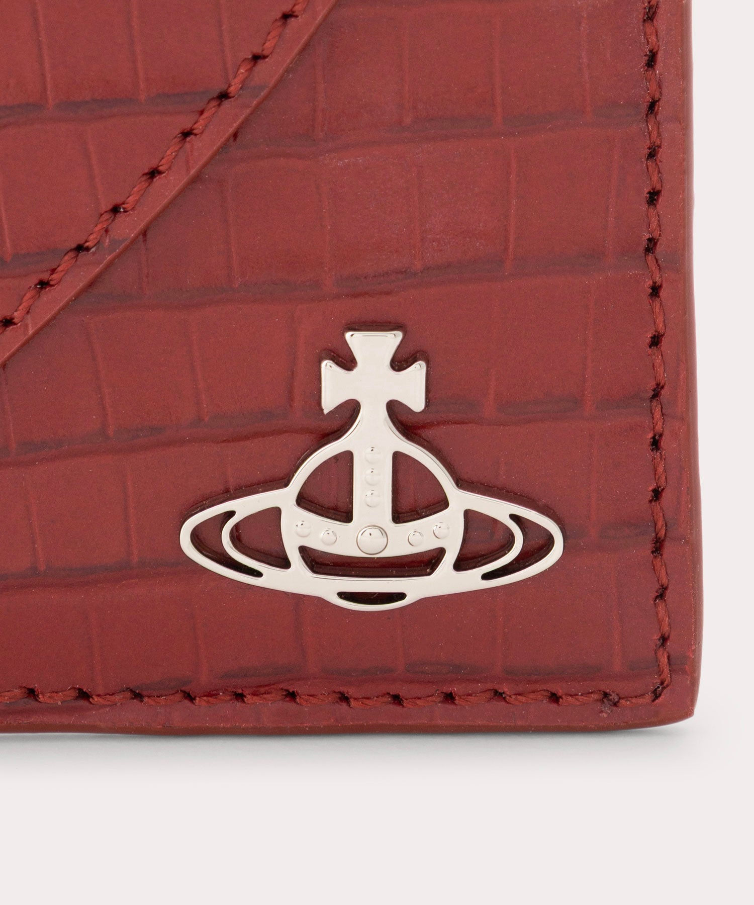 MINI CROC EMBOSSED HEART カードケース