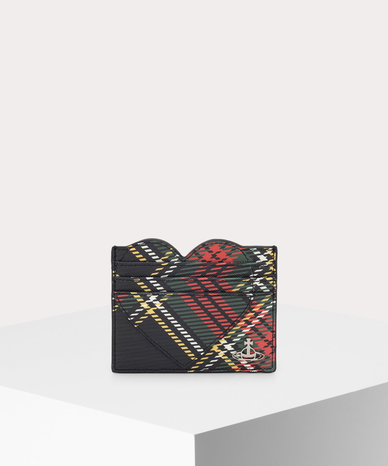 SAFFIANO PRINTED HEART カードケース