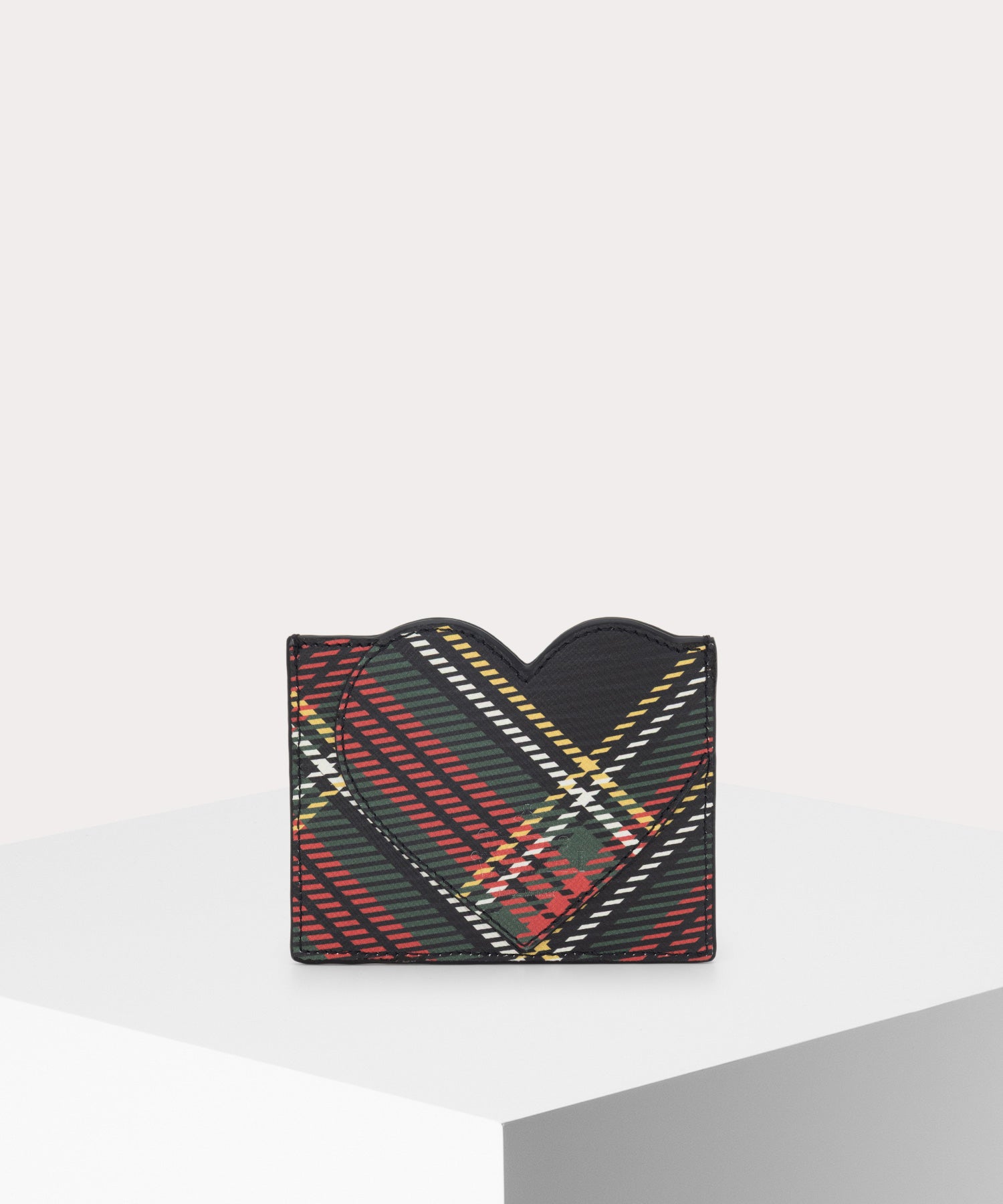 SAFFIANO PRINTED HEART カードケース