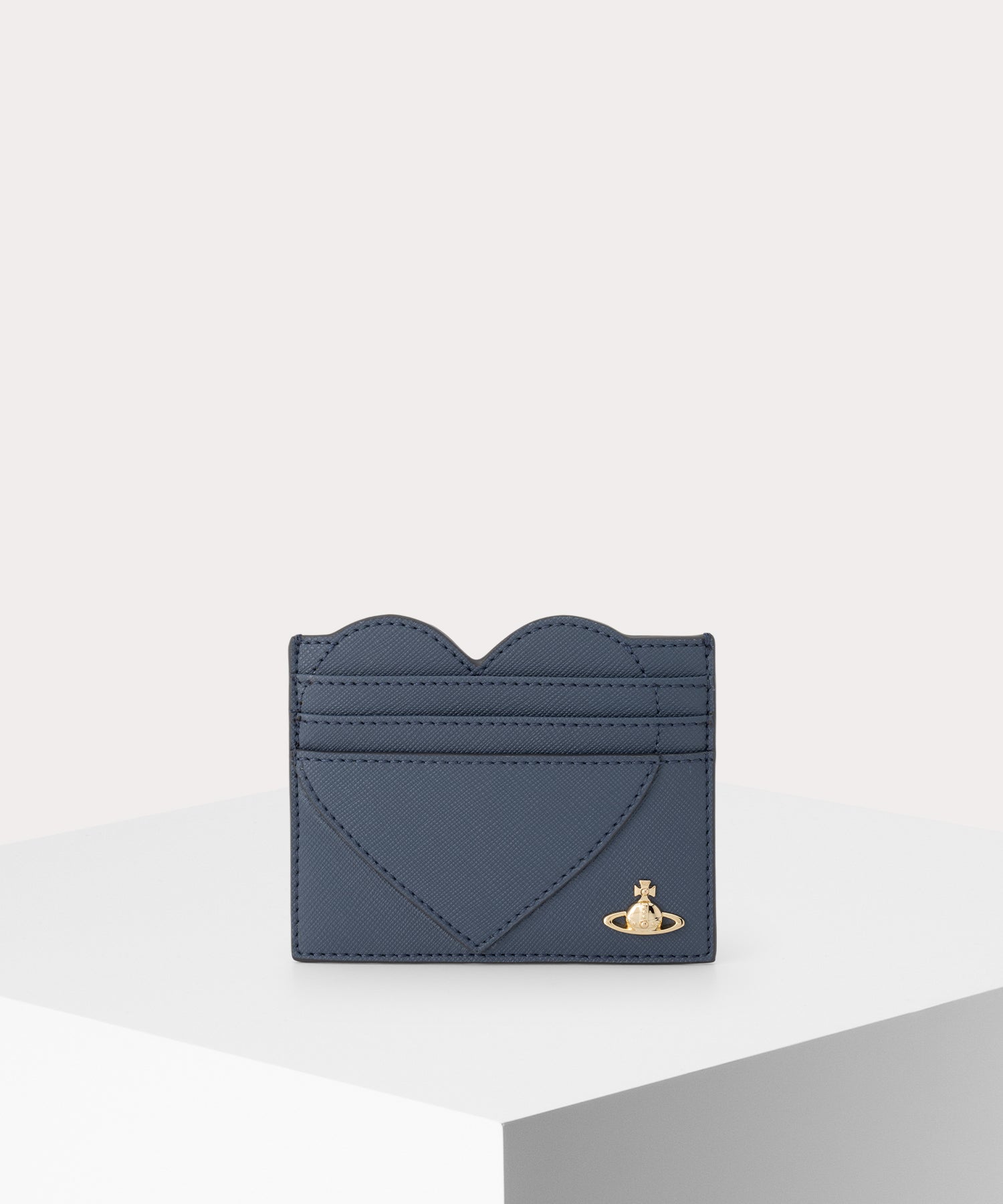 SAFFIANO PLAIN HEART カードケース