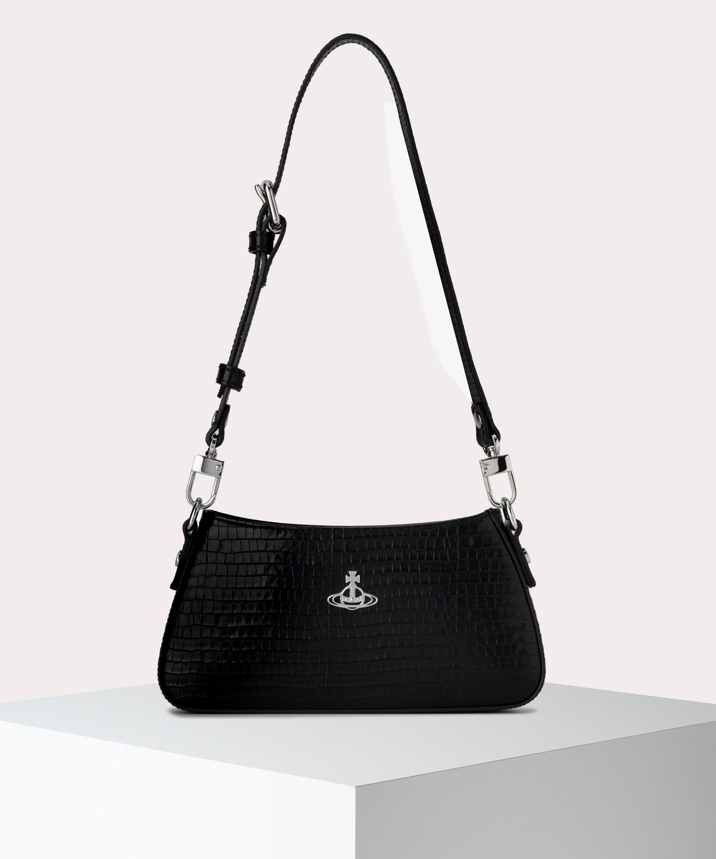 MINI CROC EMBOSSED TASHA ショルダーバッグ