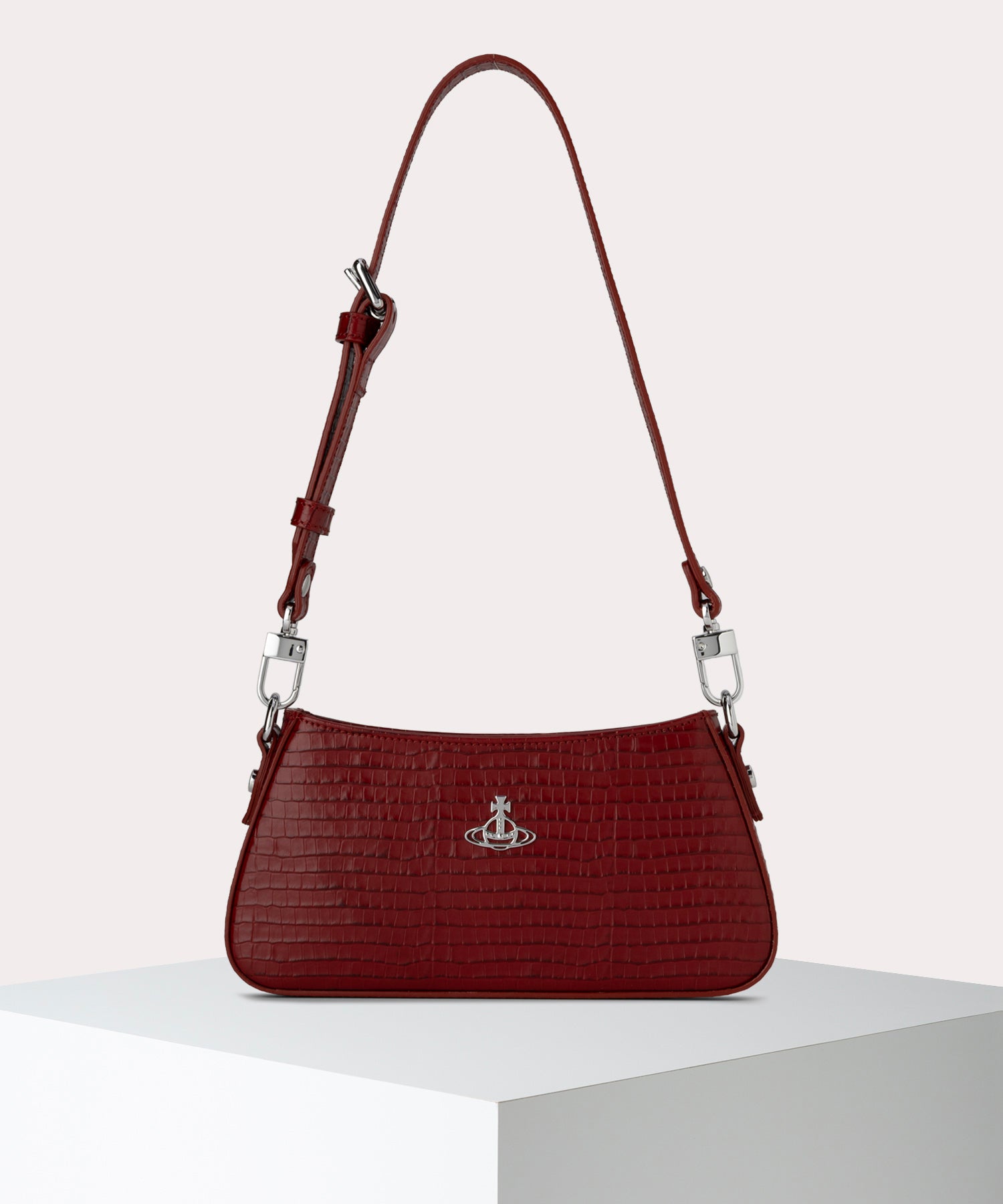 MINI CROC EMBOSSED TASHA ショルダーバッグ