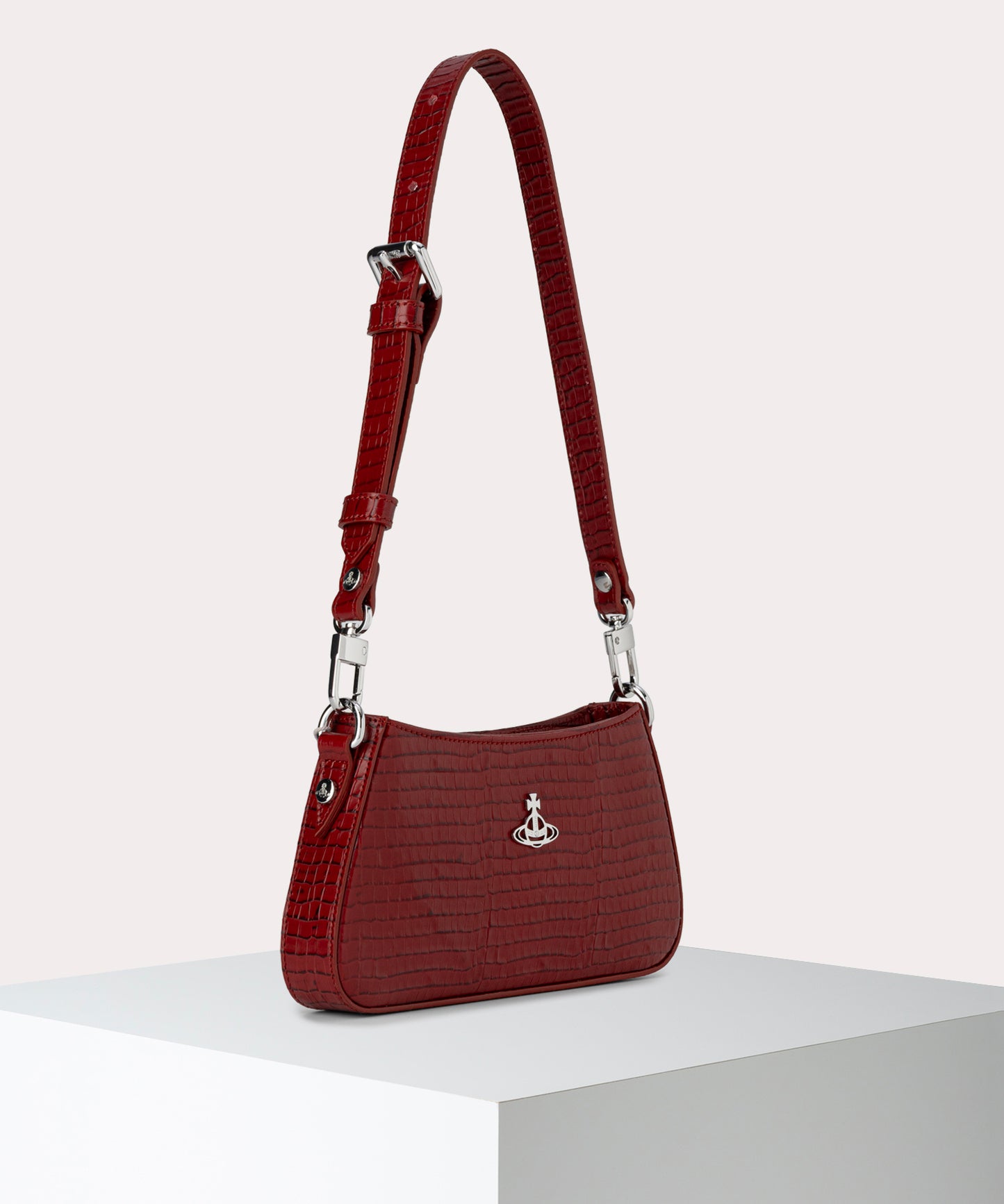 MINI CROC EMBOSSED TASHA ショルダーバッグ