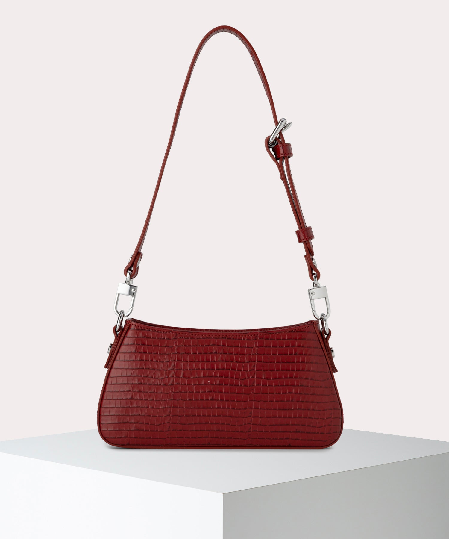MINI CROC EMBOSSED TASHA ショルダーバッグ