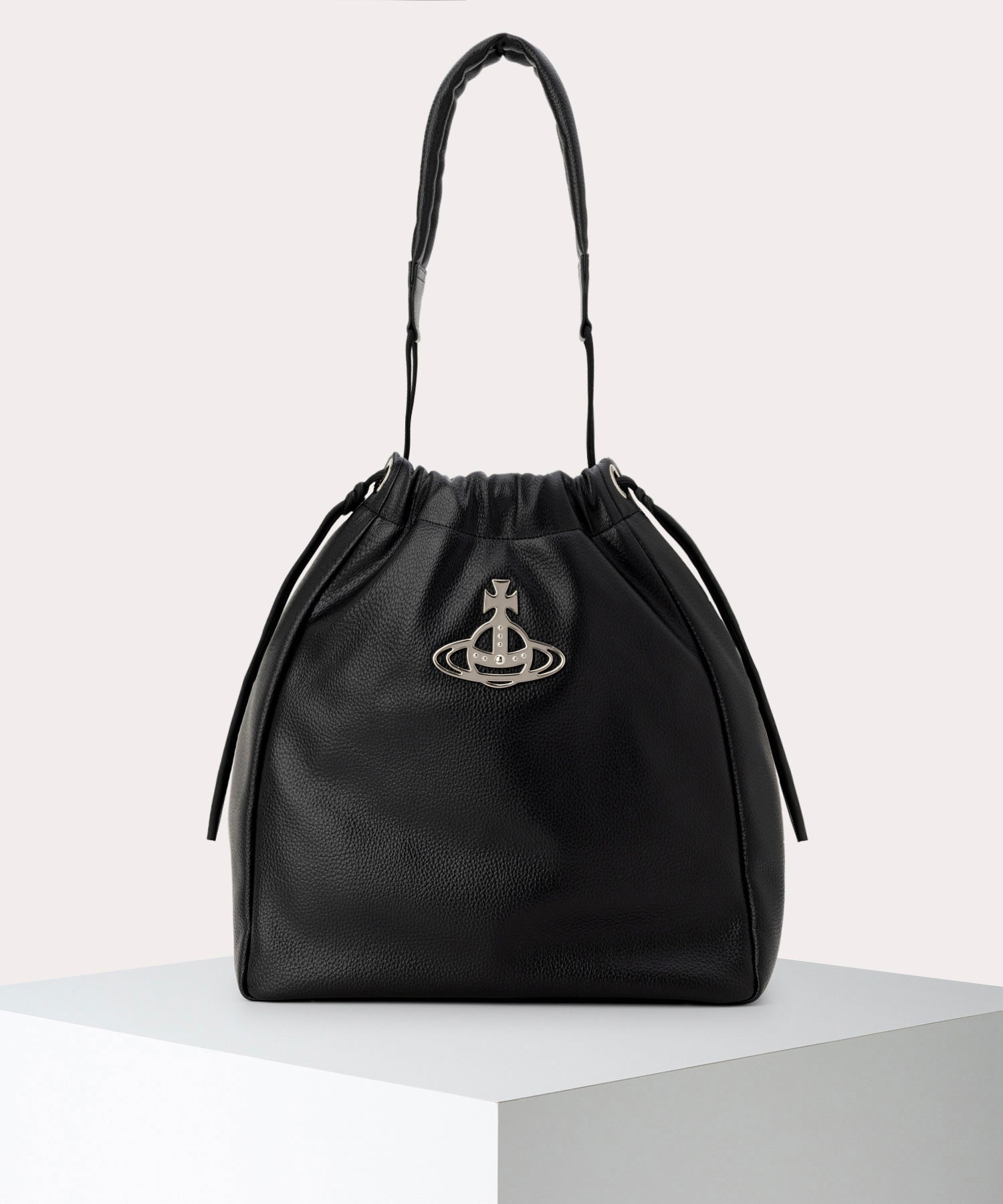 PU GRAIN HILARY バケットバッグ(ブラック)（メンズ）（1220952206