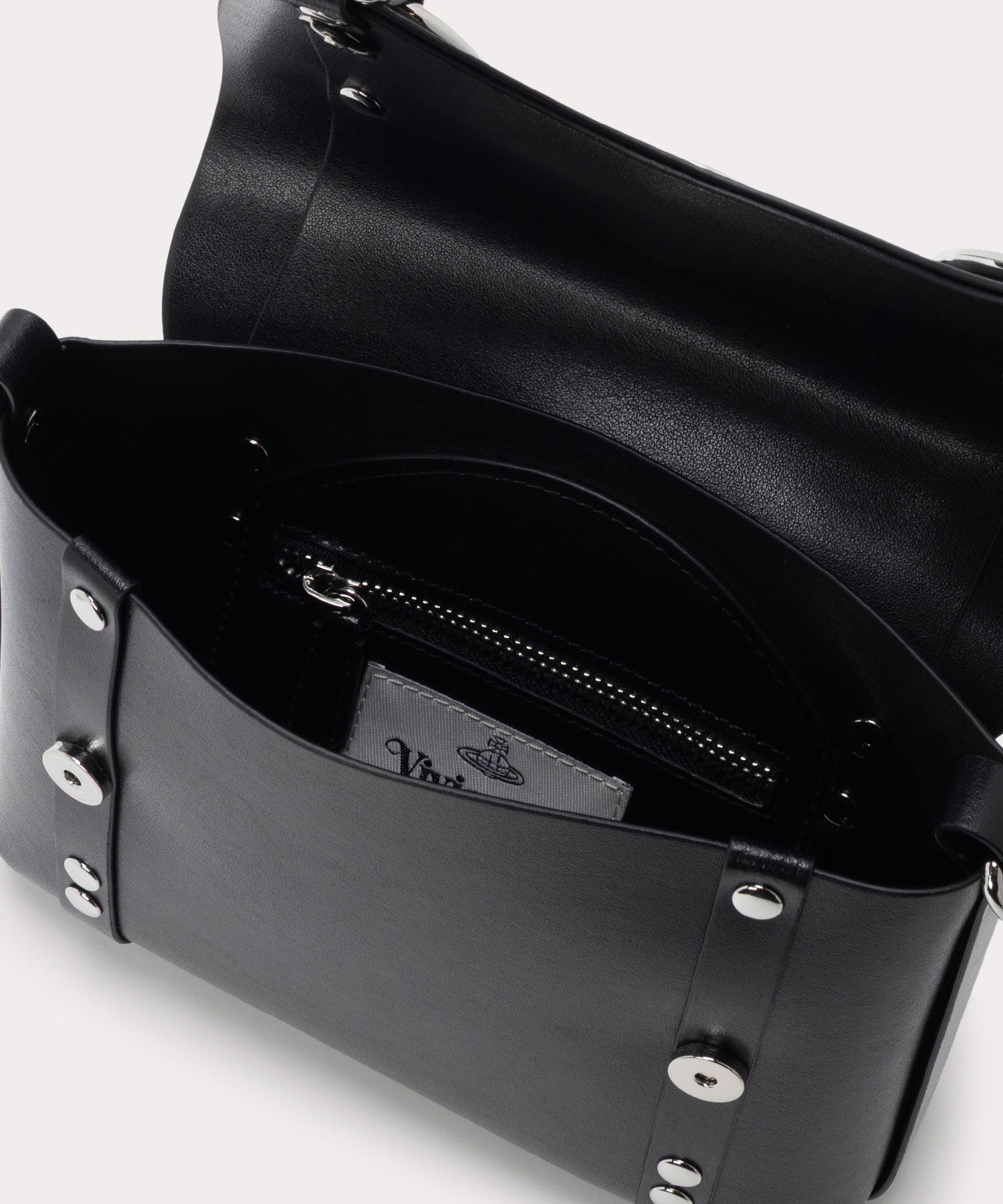 SMOOTH LEATHER KIM ショルダーバッグ(ブラック)（メンズ