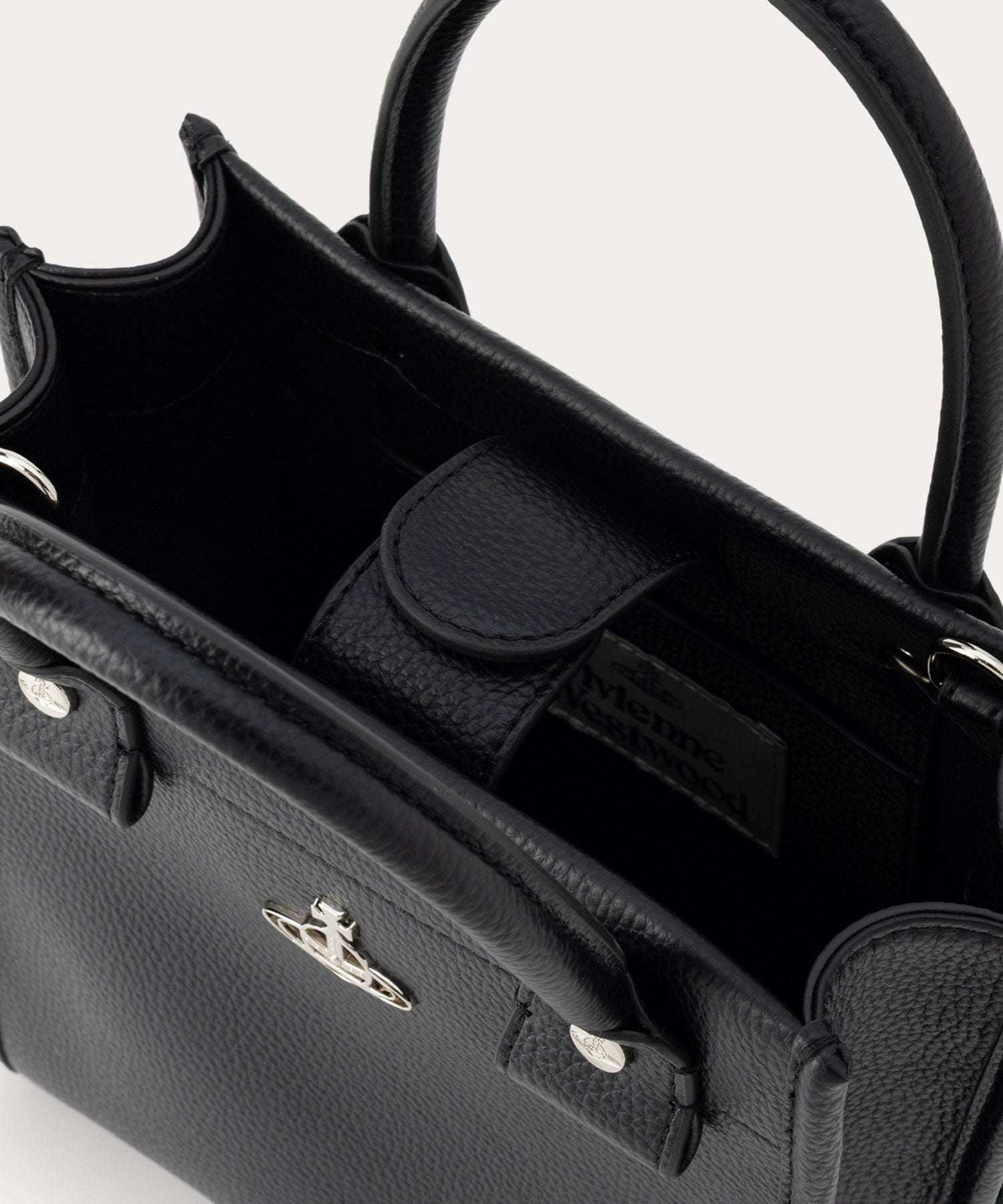 PU GRAIN TEDDY トートショルダーバッグS(ブラック)（メンズ