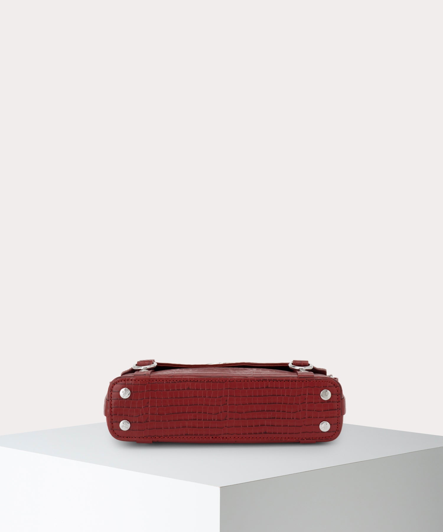 MINI CROC EMBOSSED KIMMYショルダーバッグ(レッド)（メンズ