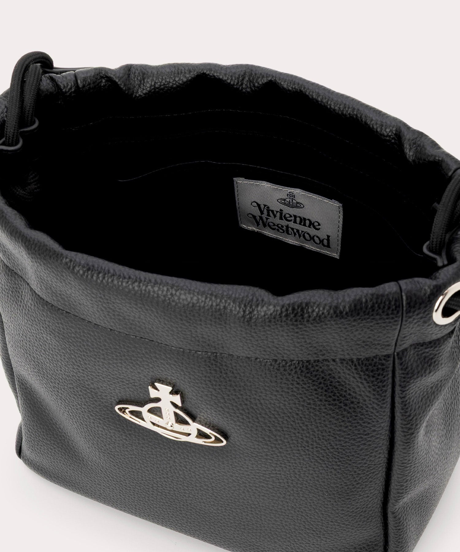 PU GRAIN HILARY バケットバッグS(ブラック)（メンズ）（1220952241