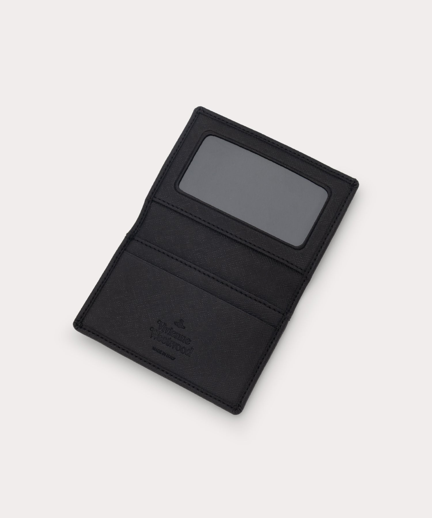 SAFFIANO PLAIN カードケース(ブラック)（メンズ）（1220952256