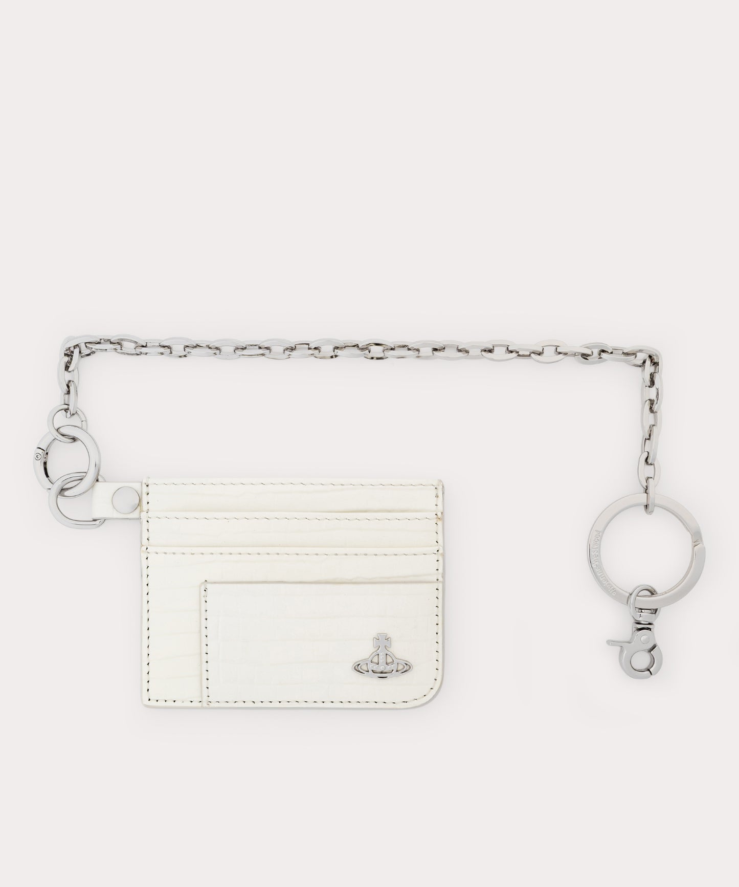 MINI CROC EMBOSSED チェーン付カードケース