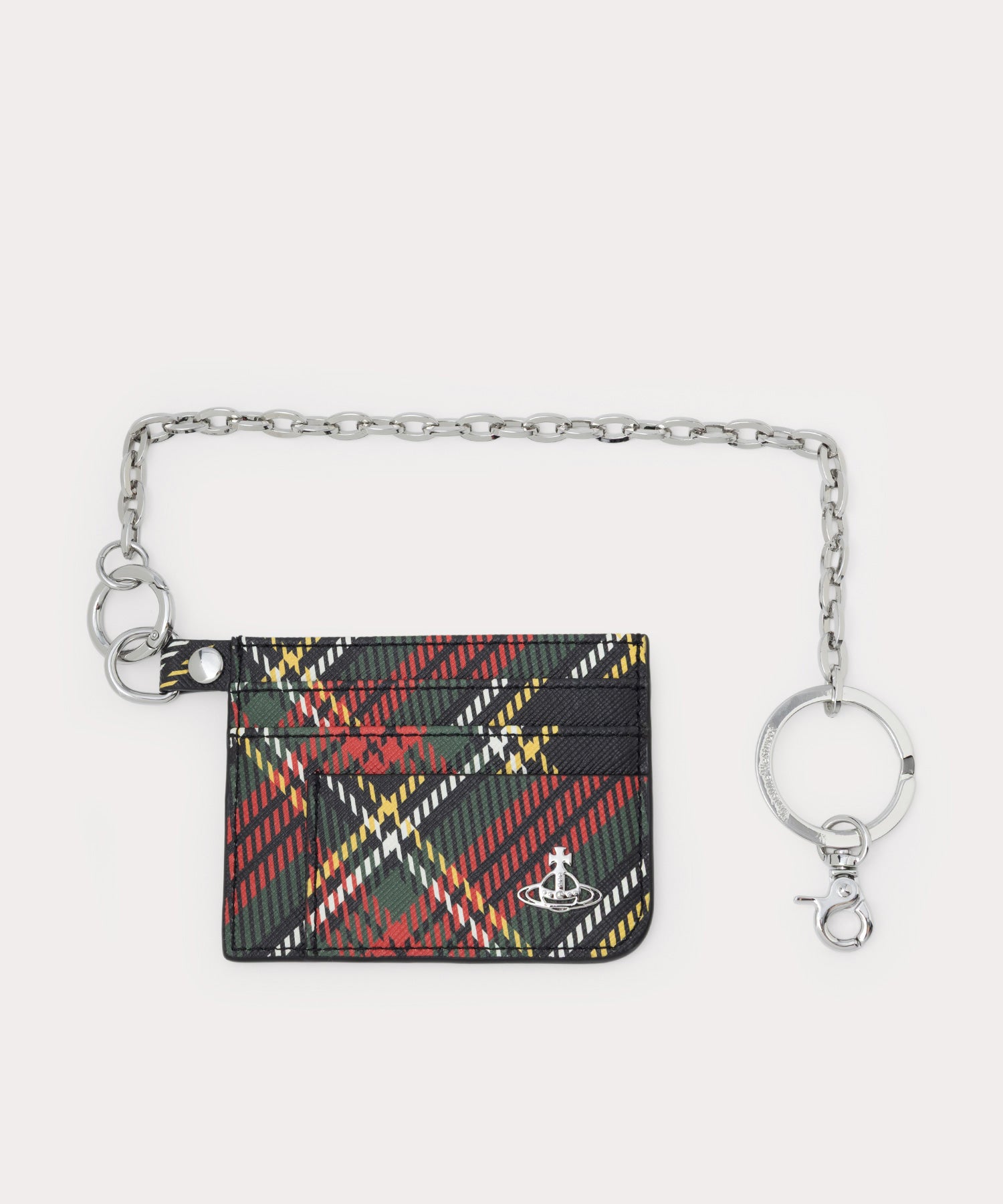 SAFFIANO PRINTED チェーン付カードケース