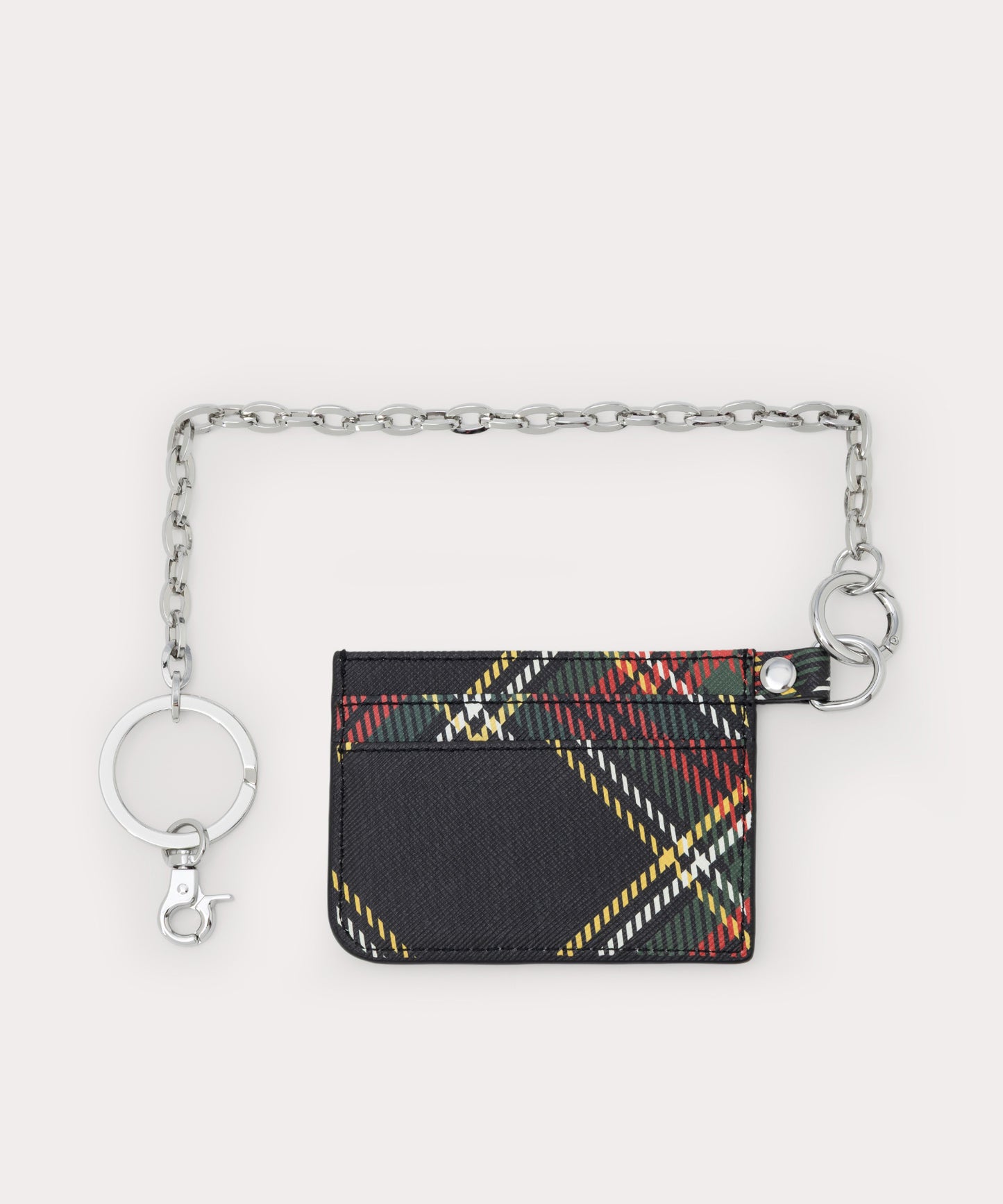 SAFFIANO PRINTED チェーン付カードケース