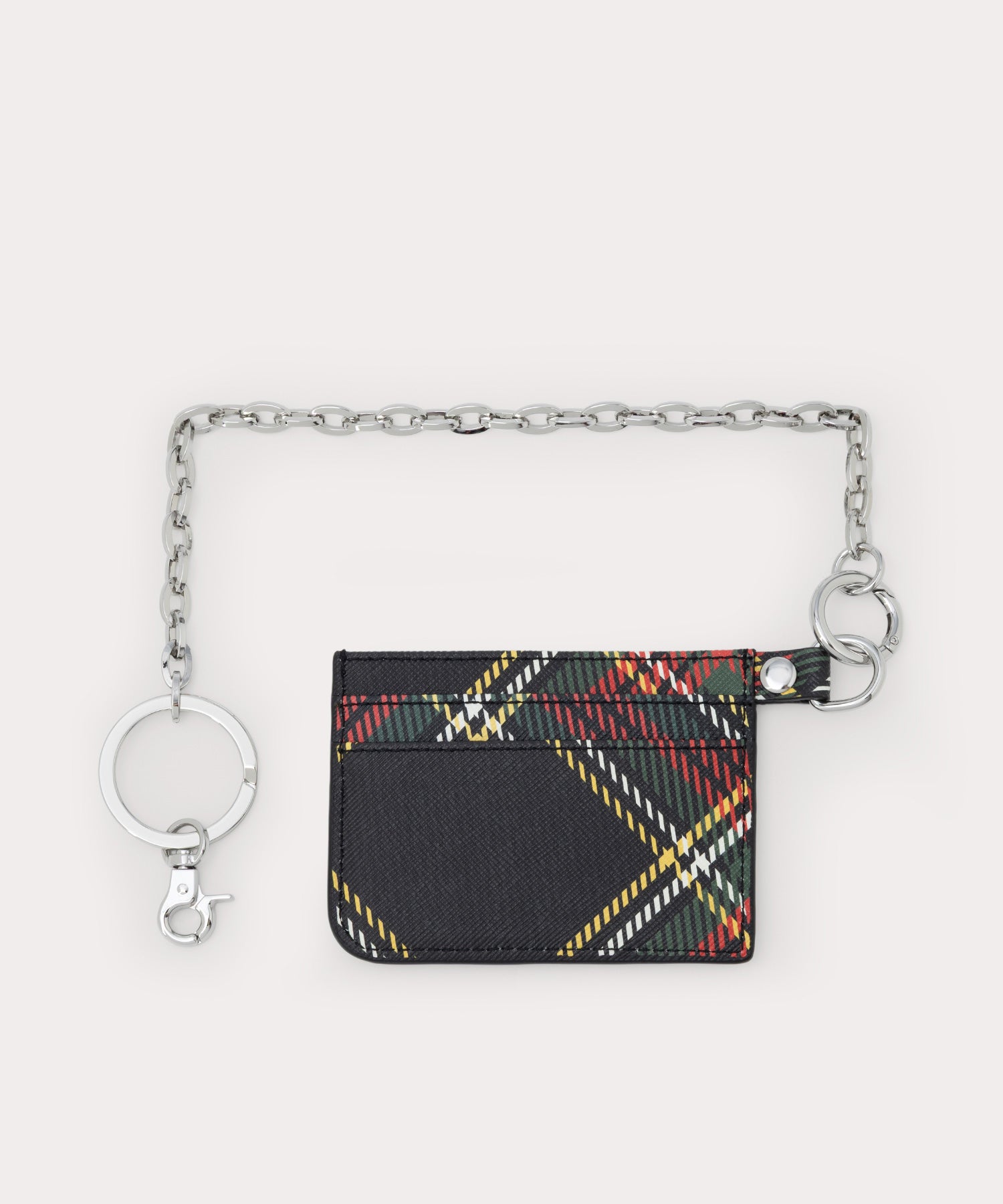 SAFFIANO PRINTED チェーン付カードケース