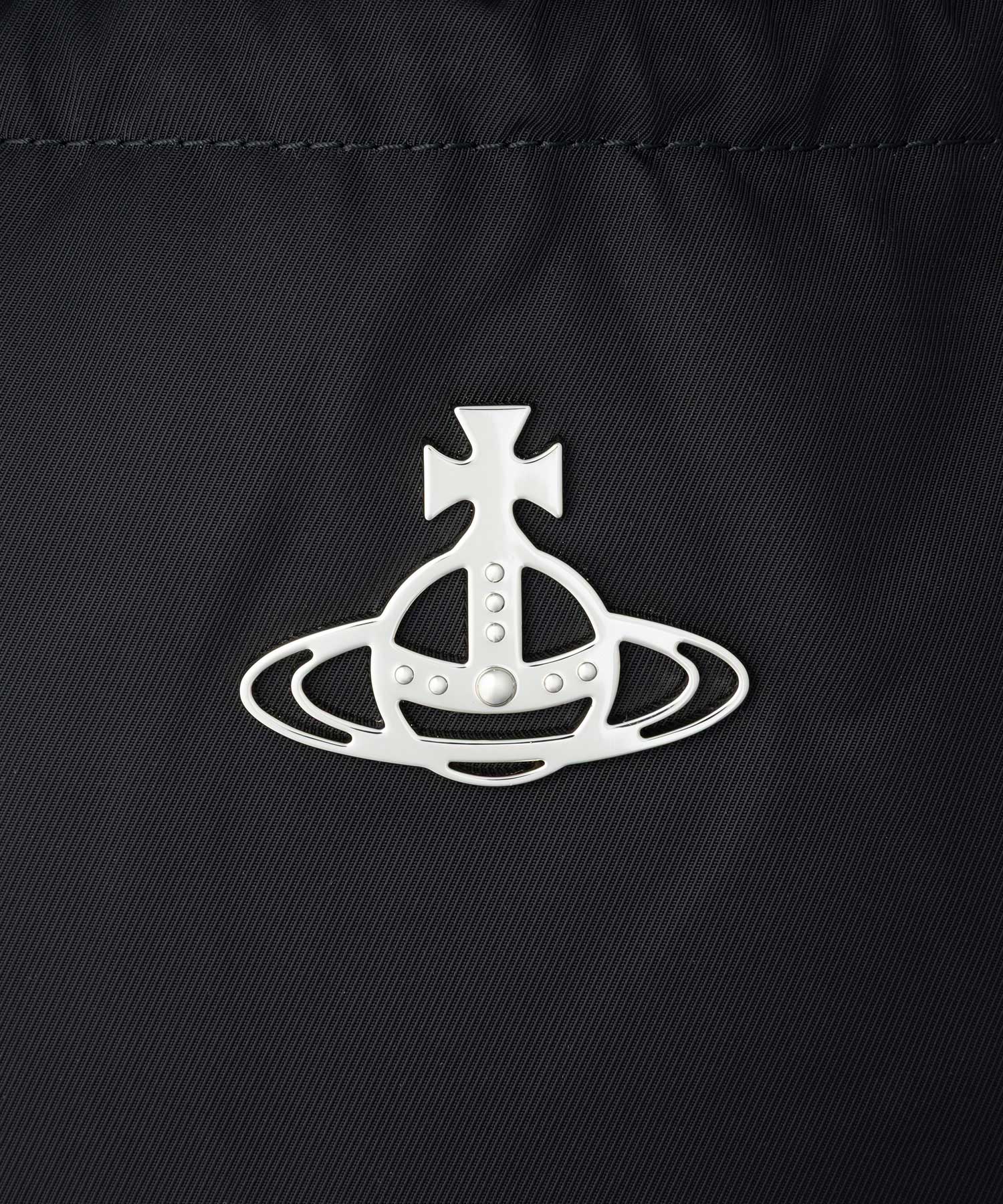 UTILITY DRILL DRAWSTRING ポーチバッグ(ブラック)（メンズ