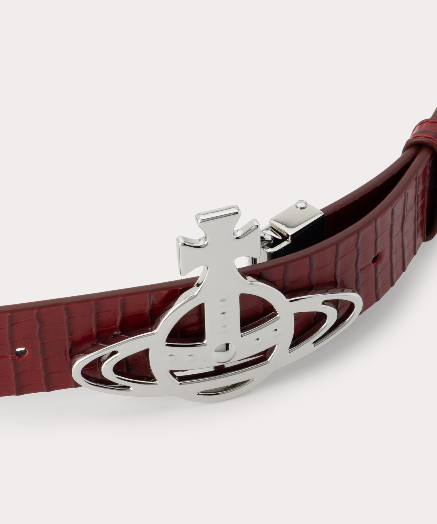 LINE ORB BUCKLE ベルト(レッド)（メンズ）（1220952283