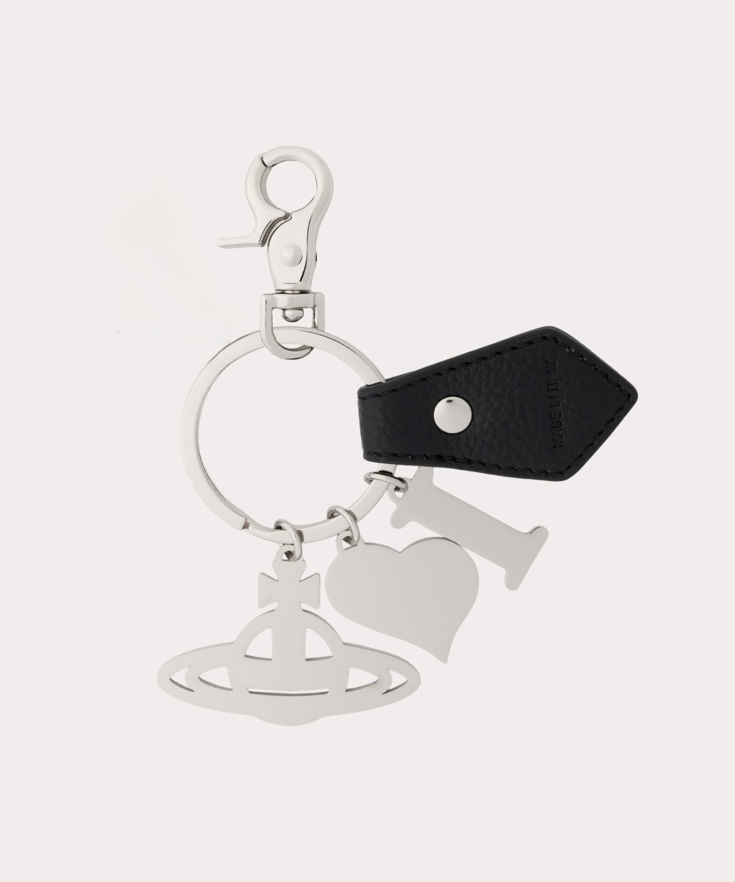 PU GRAIN I LOVE ORBキーホルダー(ブラック)（メンズ）（1220952301