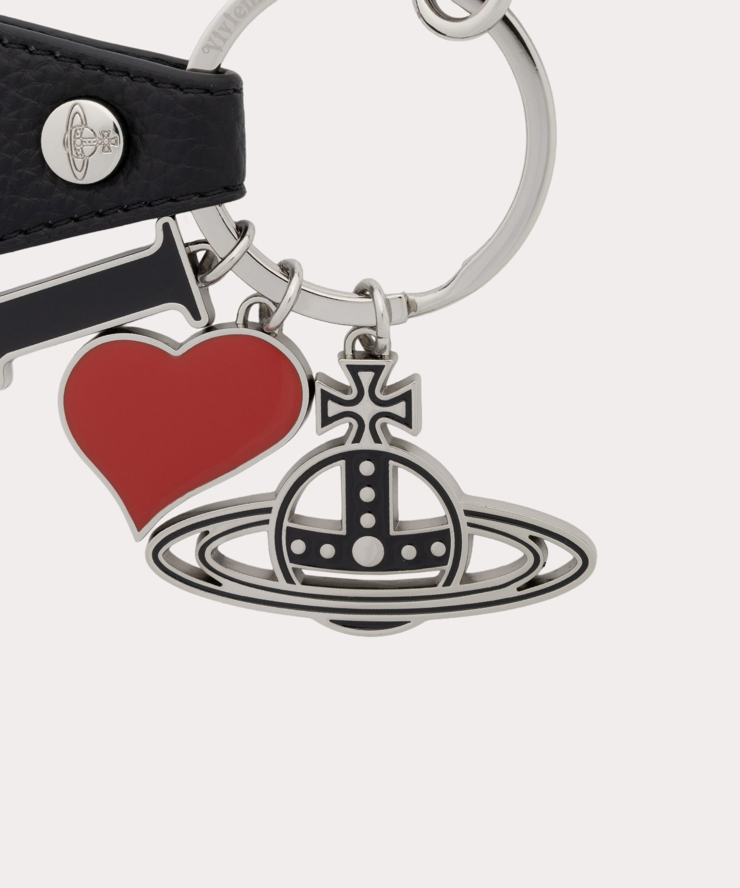 PU GRAIN I LOVE ORBキーホルダー(ブラック)（メンズ）（1220952301