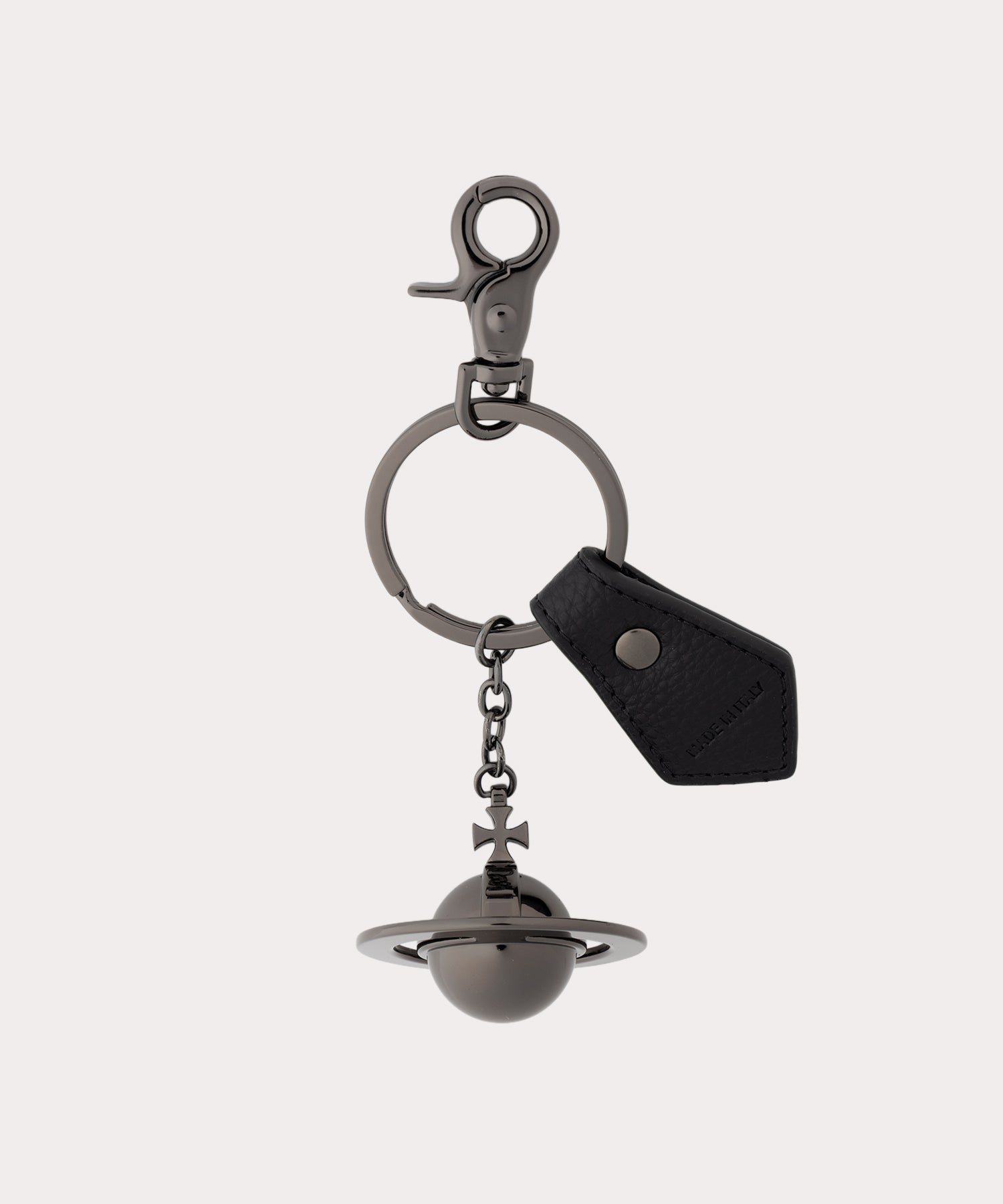 3D ORB キーホルダー(ブラック×ガンメタ)（メンズ）（1220952305