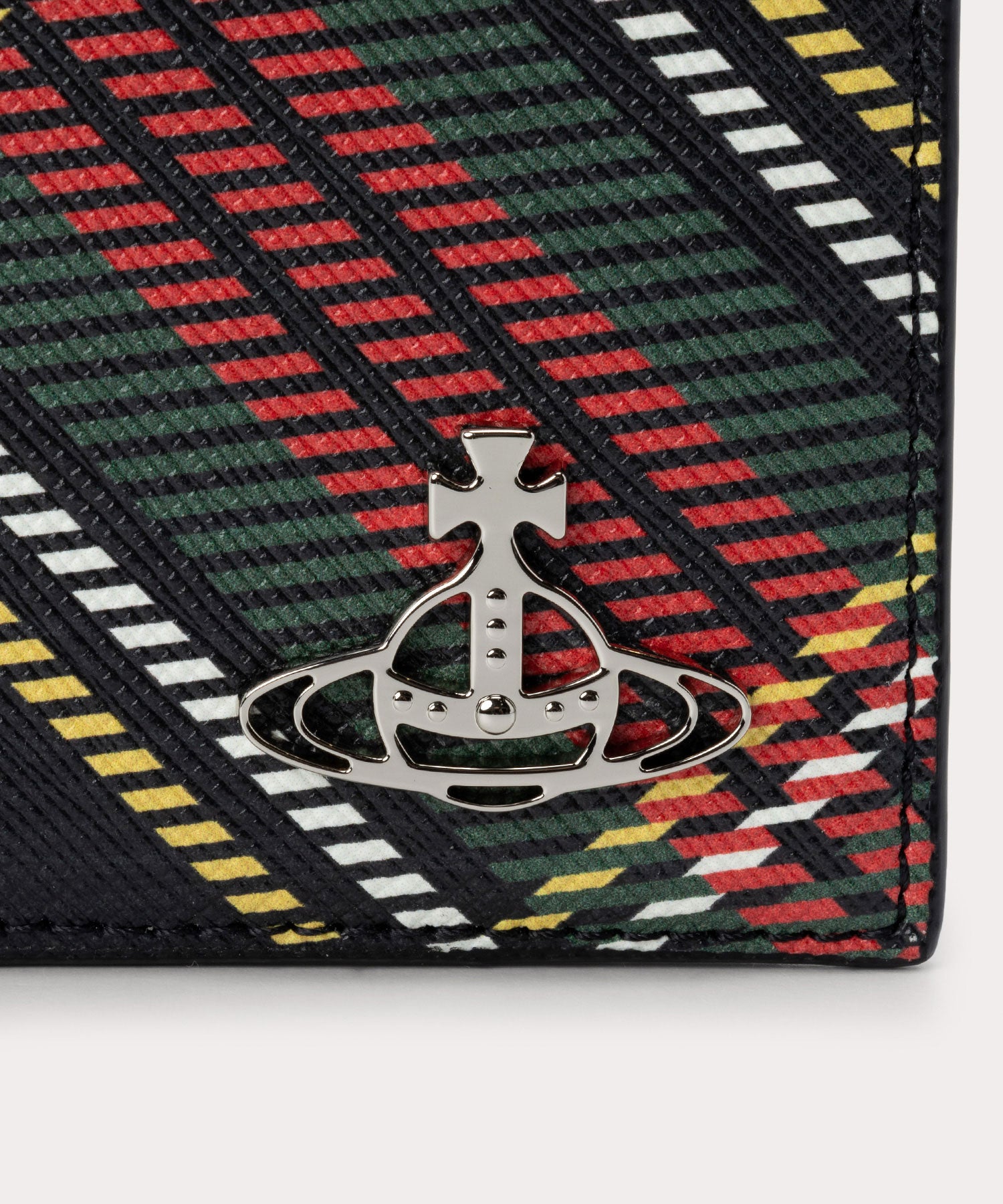 SAFFIANO PRINTED MAN 二つ折り財布(CHELSEA TARTAN)（メンズ