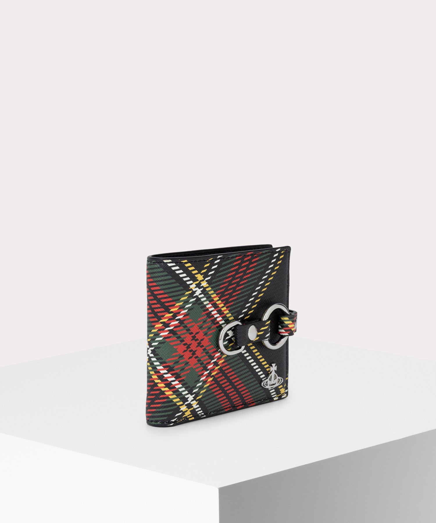 SAFFIANO PRINTED MAN BONDAGE 二つ折り財布(CHELSEA TARTAN)（メンズ