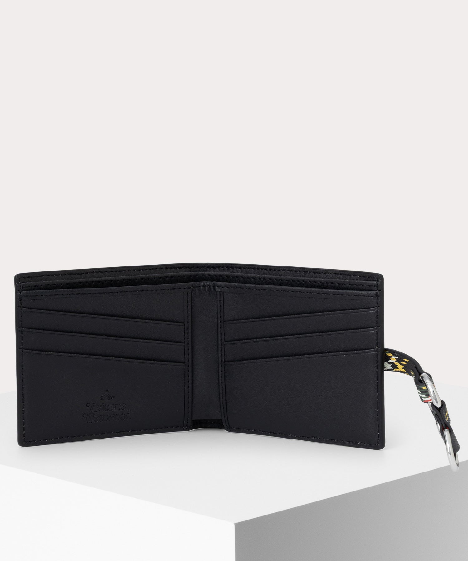 Vivienne Westwood 財布 極美品 SAFFIANO PRINTED MAN BONDAGE 二つ折り財布(CHELSEA TARTAN)（メンズ