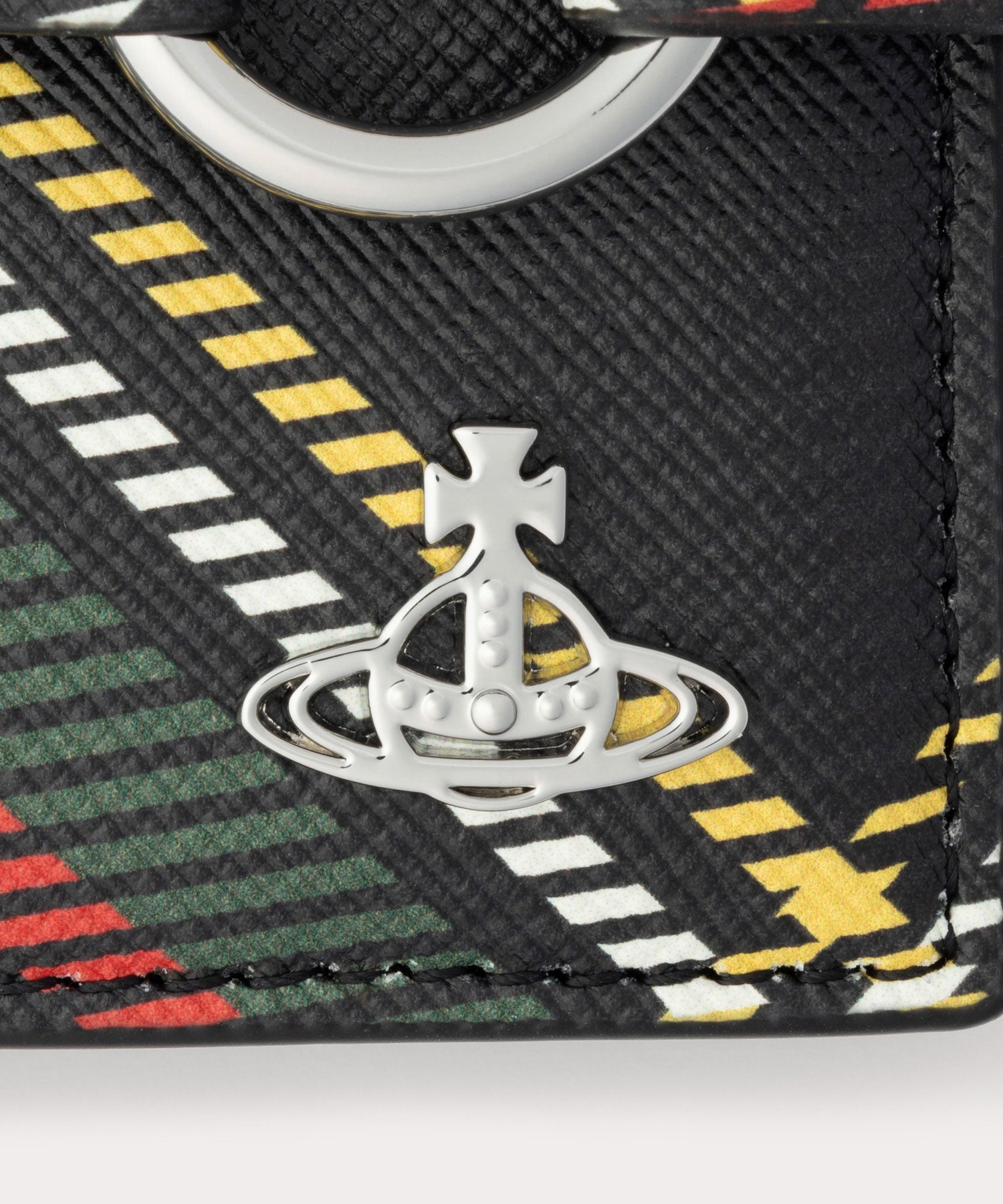 SAFFIANO PRINTED MAN BONDAGE 二つ折り財布(CHELSEA TARTAN)（メンズ