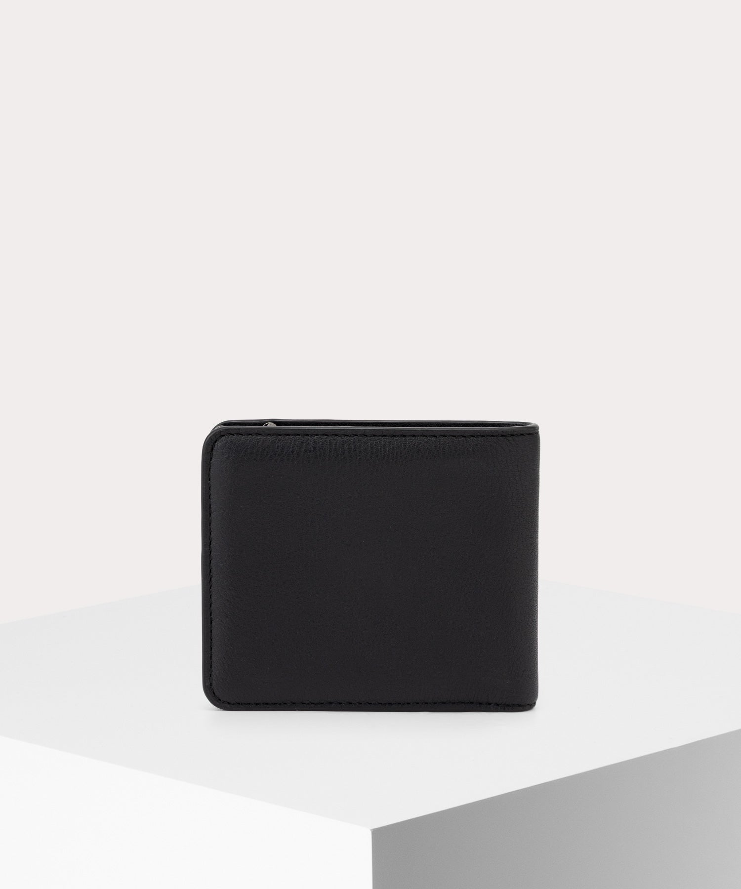 ANILINE LEATHER MAN 二つ折り財布(ブラック系)（メンズ）（1220952344