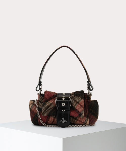 HARRIS TWEED CHECK HAZEL TREASURE ハンドバッグ(LIGHT CHECK