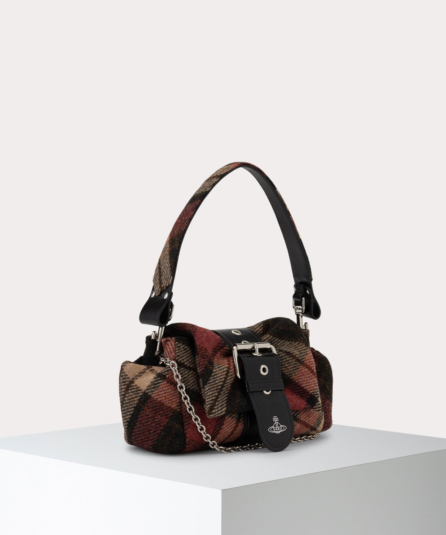 HARRIS TWEED CHECK HAZEL TREASURE ハンドバッグ(LIGHT CHECK