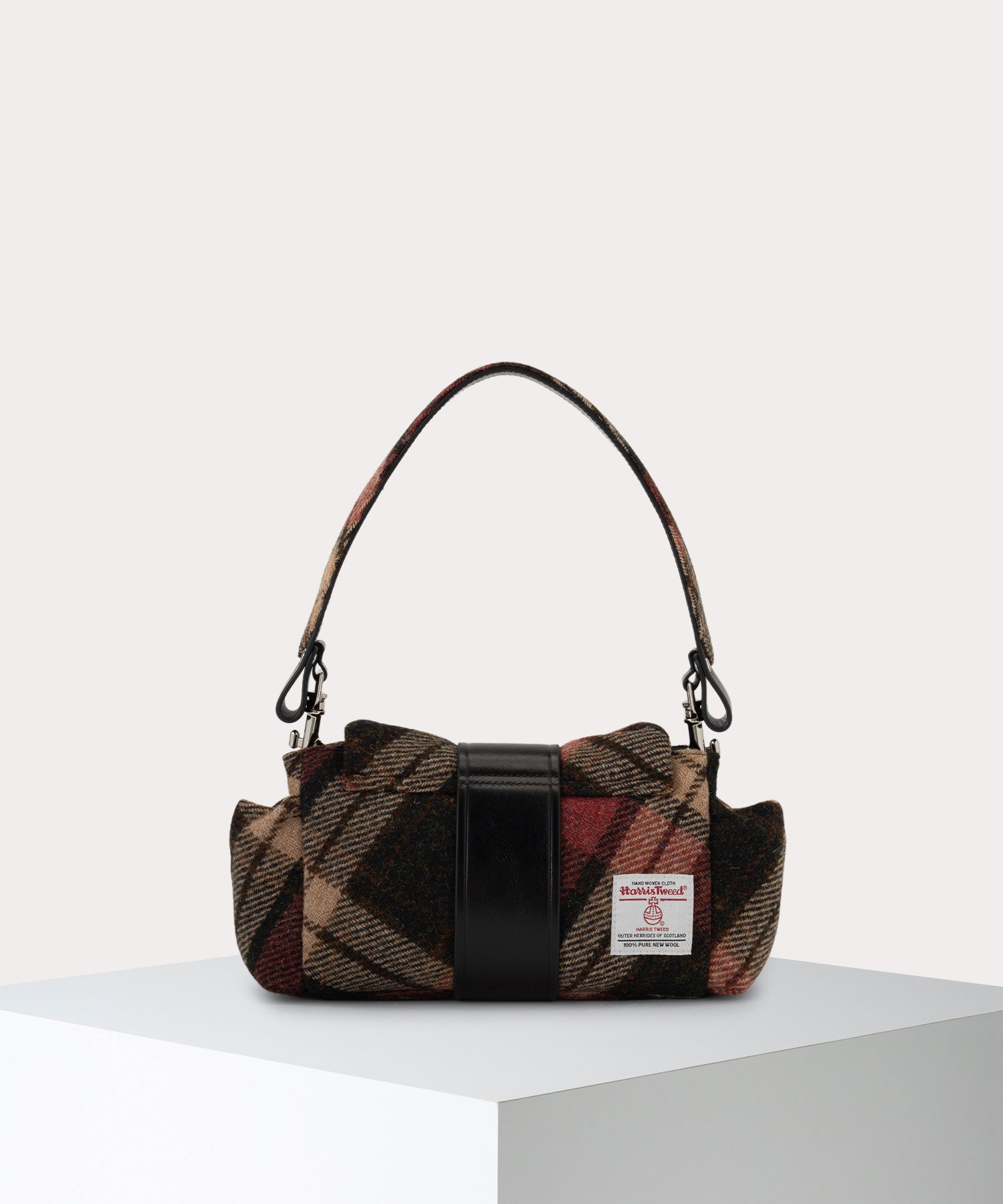 HARRIS TWEED CHECK HAZEL TREASURE ハンドバッグ(LIGHT CHECK