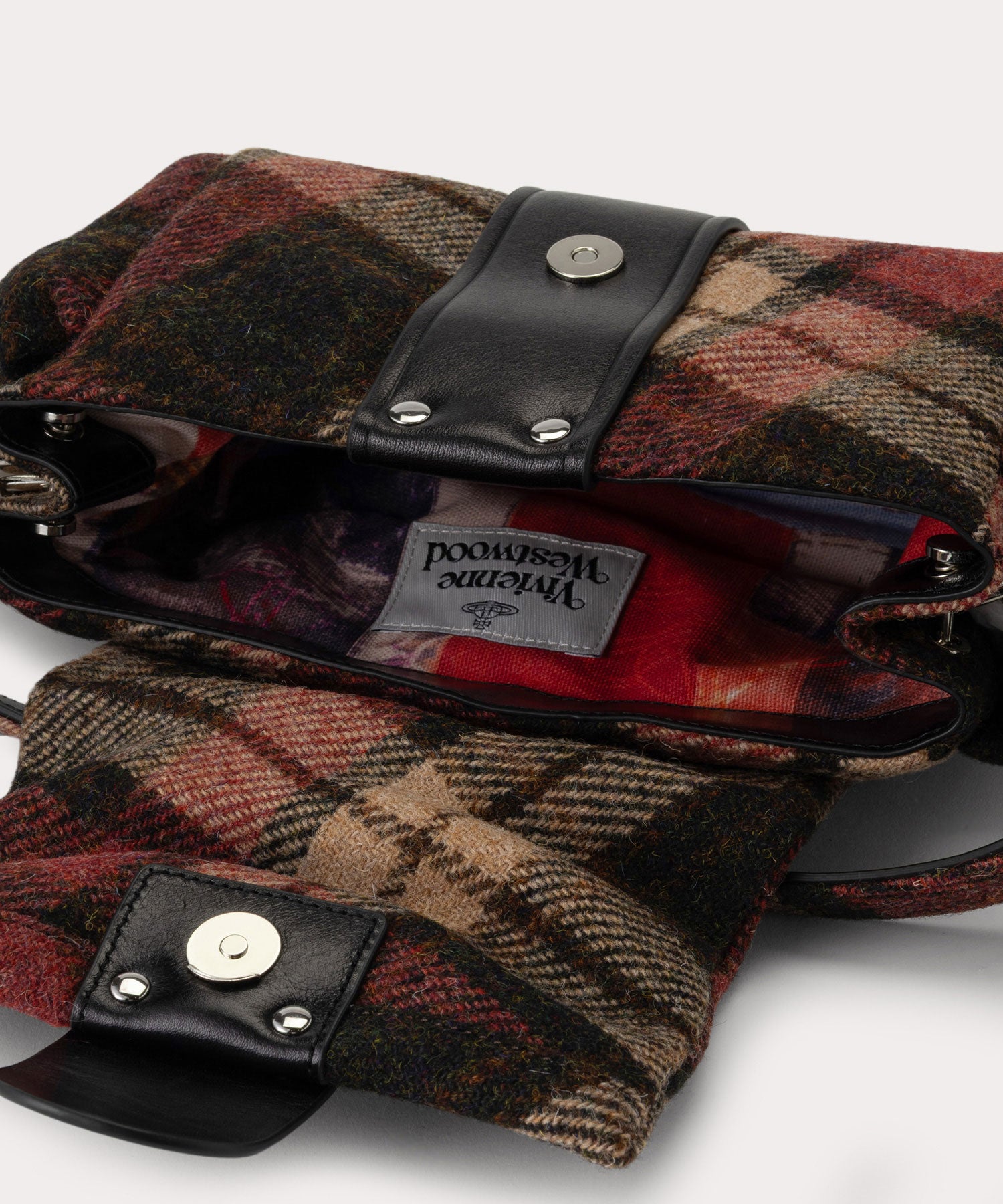 HARRIS TWEED CHECK HAZEL TREASURE ハンドバッグ(LIGHT CHECK