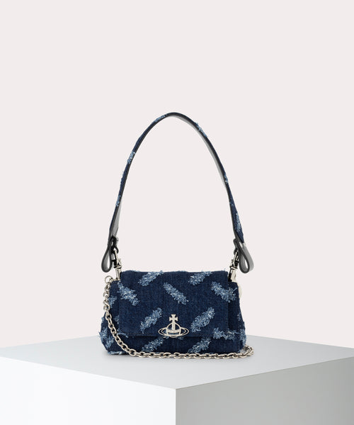 RIPPED DENIM HAZEL ハンドバッグS(インディゴ)（メンズ）（1220952375