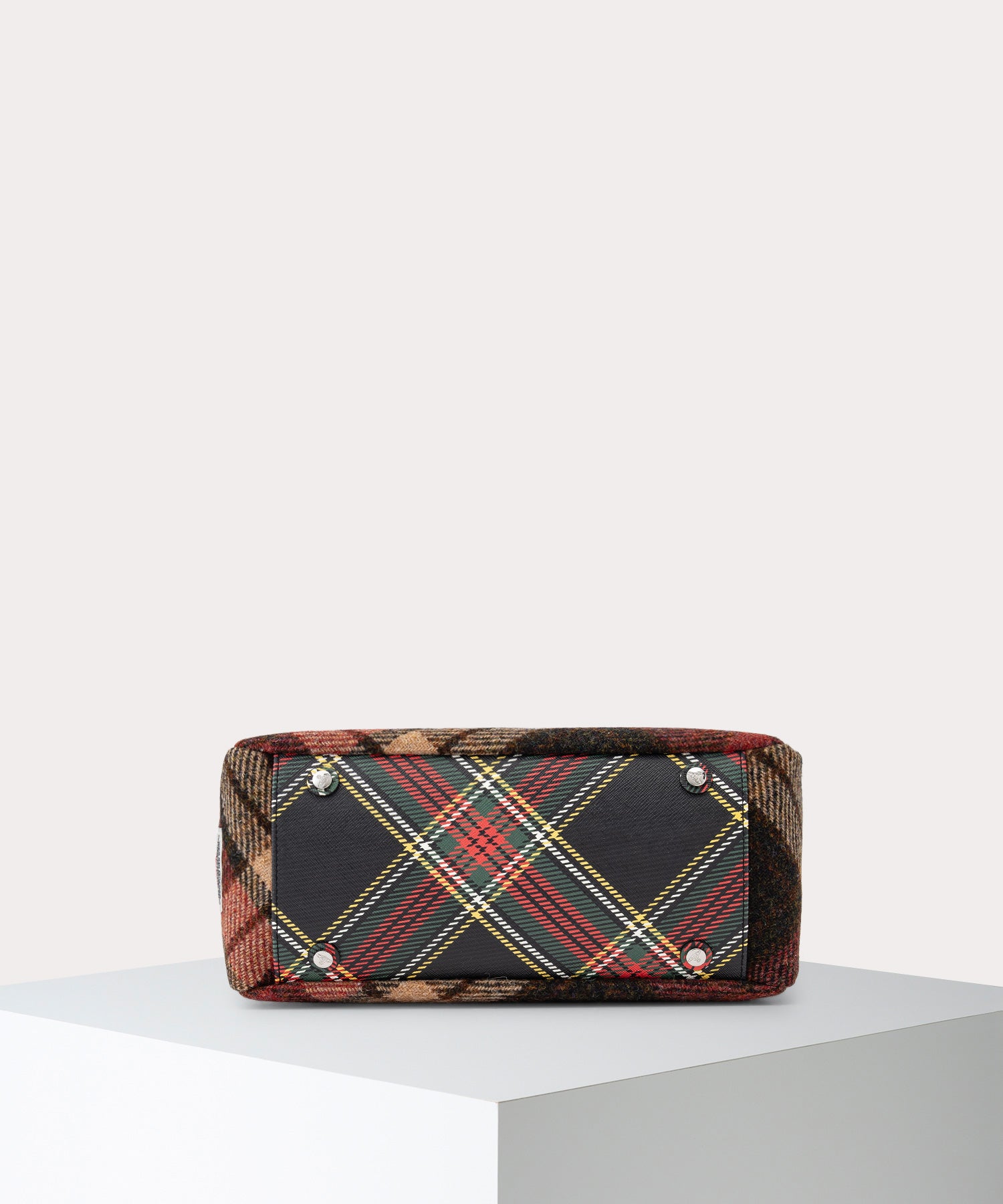 HARRIS TWEED CHECK ARCHIVE ハンドバッグM(LIGHT CHECK)（メンズ