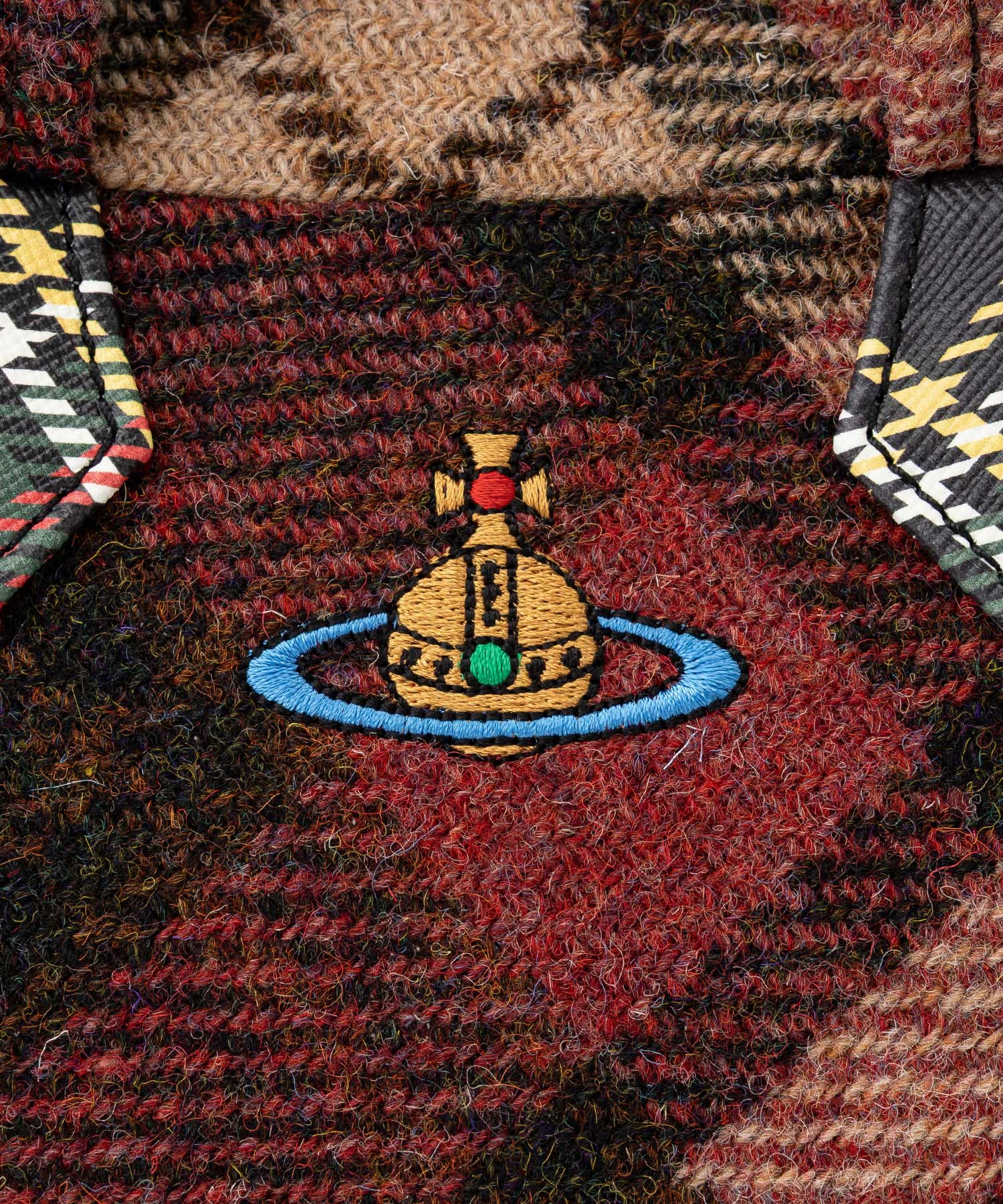 HARRIS TWEED CHECK ARCHIVE ハンドバッグM(LIGHT CHECK)（メンズ