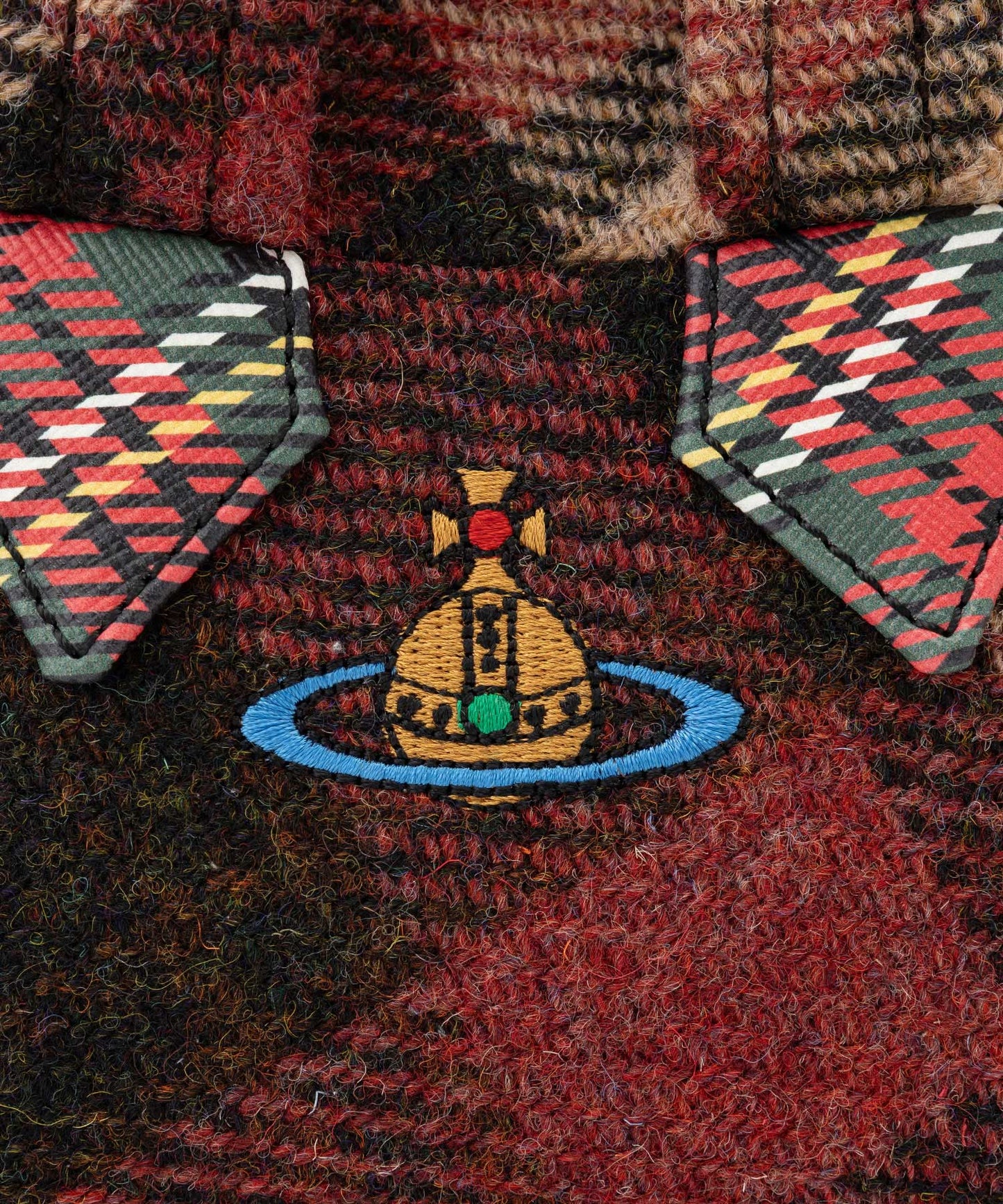 HARRIS TWEED CHECK ARCHIVE ミニハンドバッグ