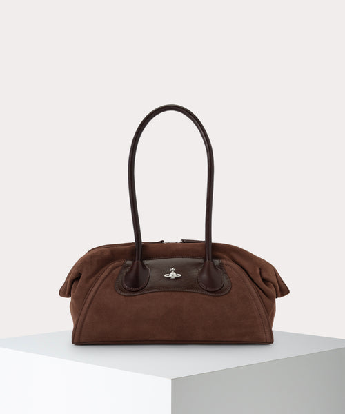 新品 Vivienne Westwood ボストンバッグ オーヴ柄 ブラウン 新品 Vivienne Westwood ボストンバッグ オーヴ柄 ブラウン