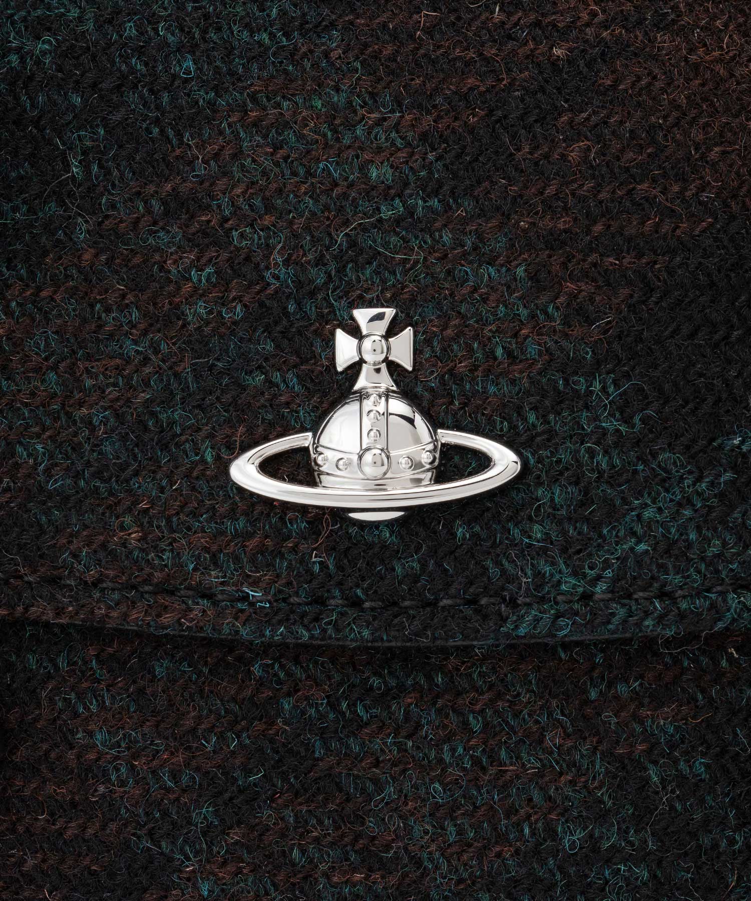 HARRIS TWEED CHECK BETTINA ミニショルダーバッグ(DARK CHECK