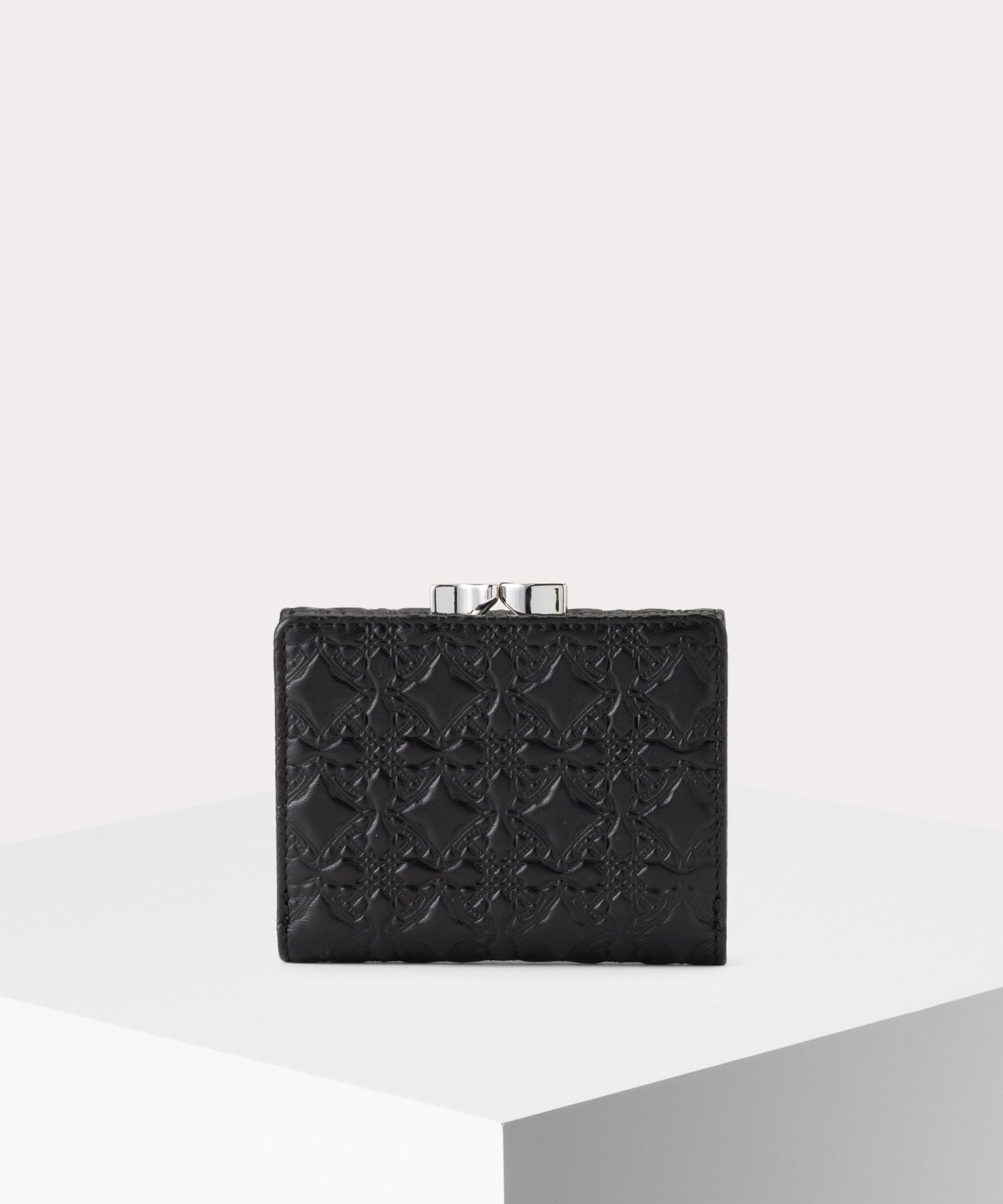 EMBOSSED NAPPA 口金三つ折り財布