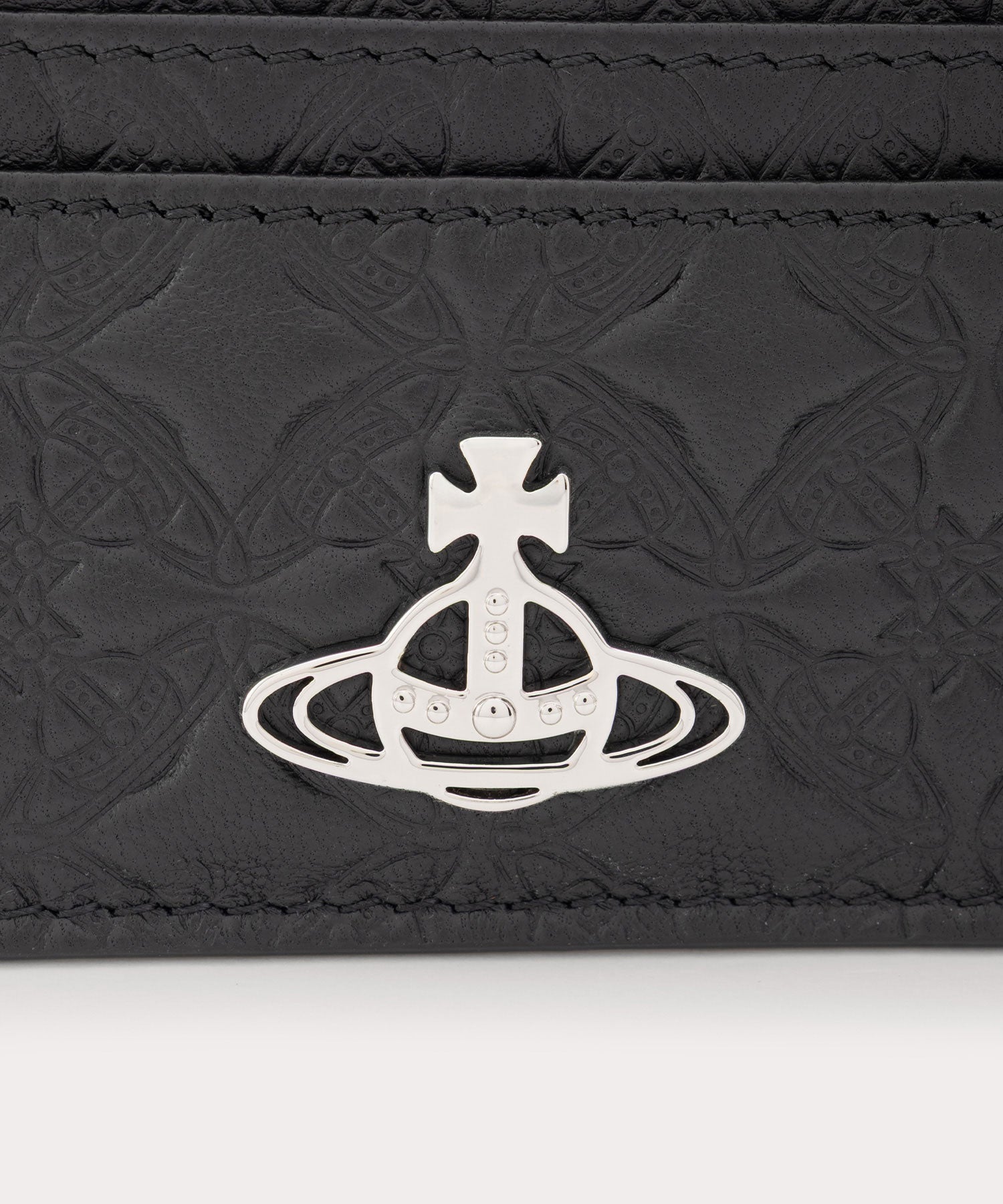 EMBOSSED NAPPA カードケース(ブラック)（メンズ）（1220952439