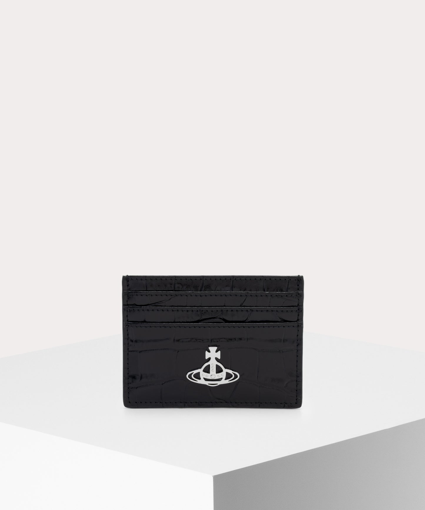 EMBOSS CROC LEATHER カードケース