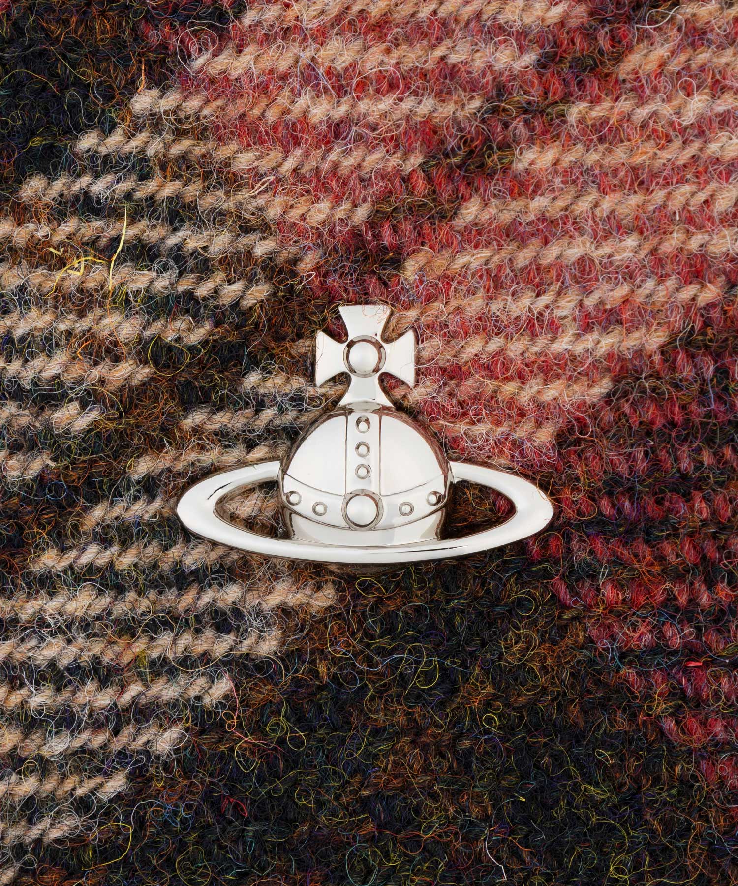 HARRIS TWEED CHECK DRAWSTRING ポーチバッグ(LIGHT CHECK)（メンズ