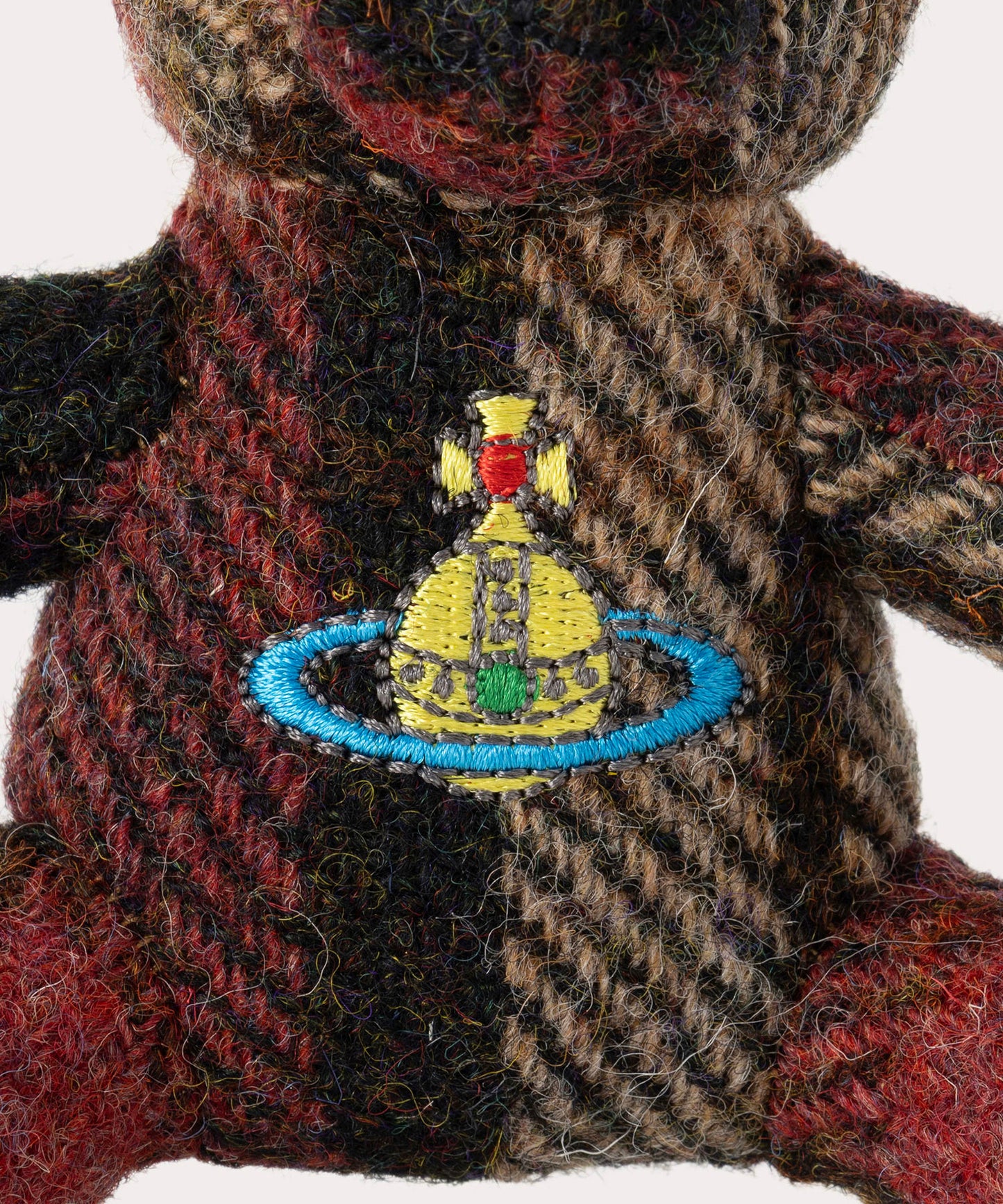 HARRIS TWEED CHECK TEDDY BEAR キーホルダー